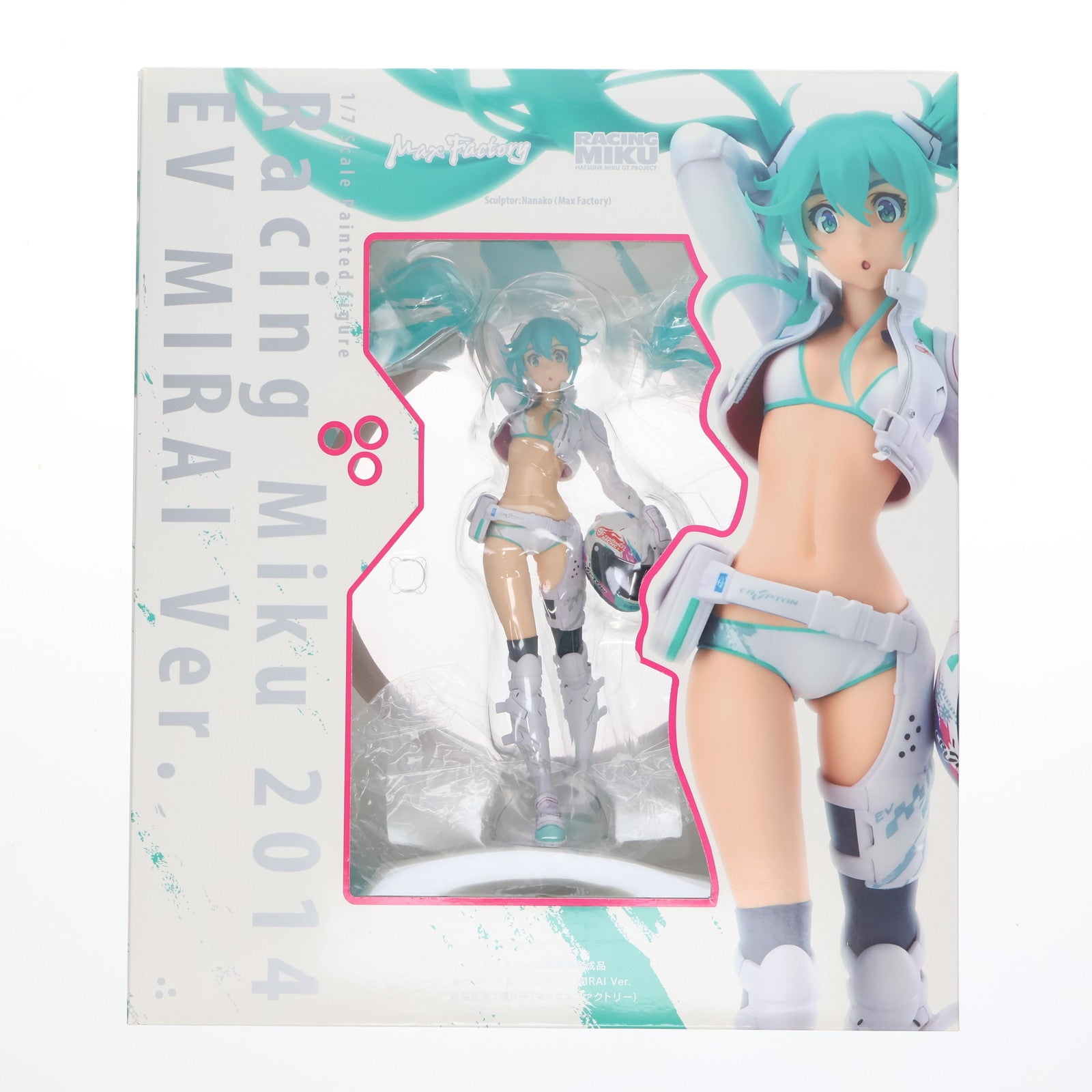 【中古即納】[FIG] レーシングミク2014 EV MIRAI Ver. 初音ミク GTプロジェクト 1/7 完成品 フィギュア マックスファクトリー(20151224)