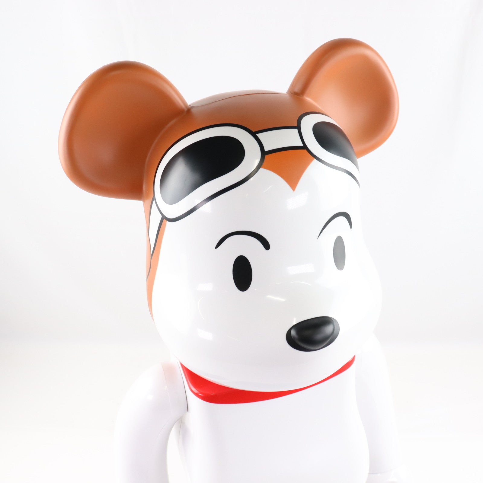 【中古即納】[FIG] BE@RBRICK(ベアブリック) SNOOPY FLYING ACE(スヌーピー フライング・エース) 1000% PEANUTS(ピーナッツ) SNOOPY 完成品 可動フィギュア メディコム・トイ(20140331)