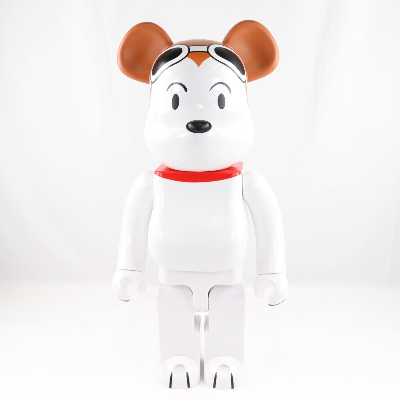 【中古即納】[FIG] BE@RBRICK(ベアブリック) SNOOPY FLYING ACE(スヌーピー フライング・エース) 1000% PEANUTS(ピーナッツ) SNOOPY 完成品 可動フィギュア メディコム・トイ(20140331)