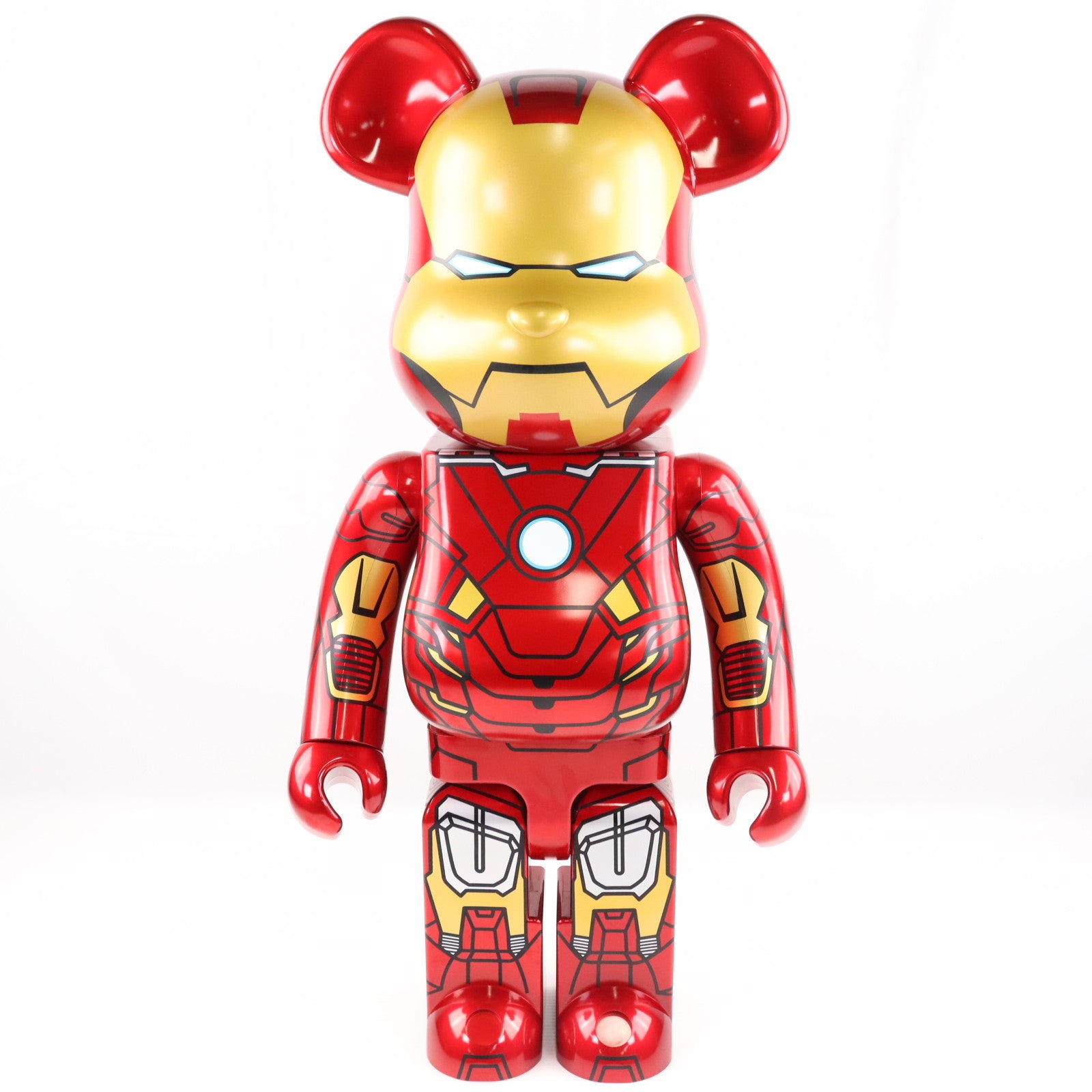 【中古即納】[FIG] BE@RBRICK(ベアブリック) アイアンマン マークVII 1000% アベンジャーズ 完成品 可動フィギュア メディコム・トイ(20130430)