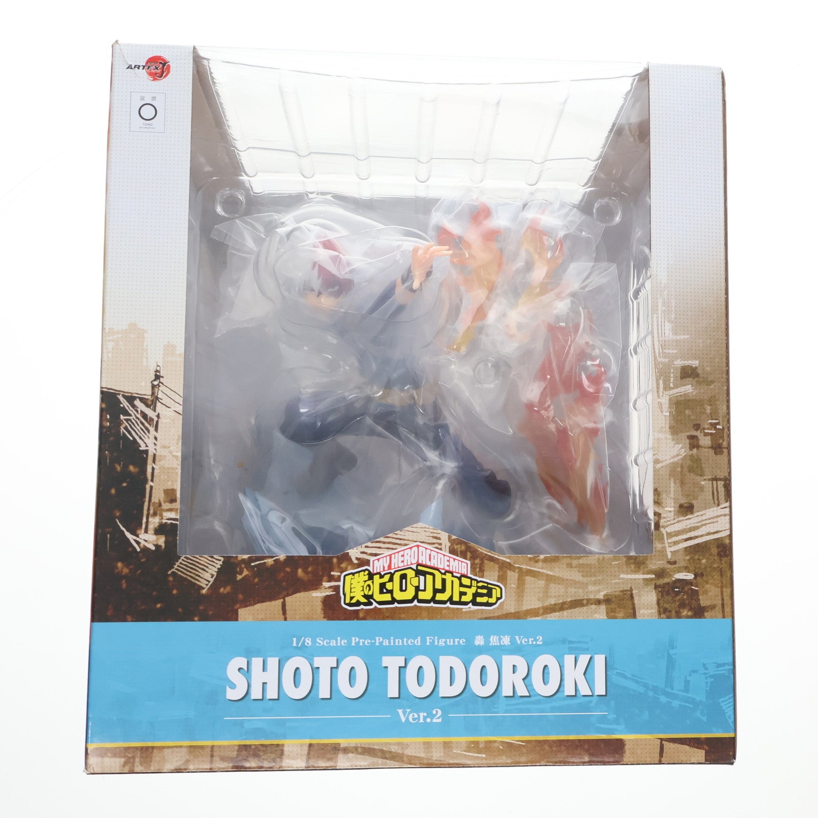 【中古即納】[FIG] コトブキヤショップ限定特典付属 ARTFX J 轟焦凍(とどろきしょうと) Ver.2 僕のヒーローアカデミア 1/8 完成品 フィギュア(PP979) タカラトミー/コトブキヤ(20220701)