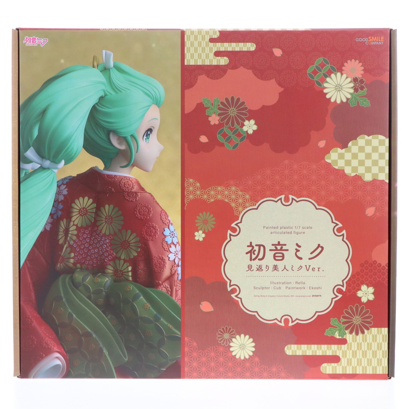 【中古即納】[FIG] 初音ミク 見返り美人ミクVer. キャラクター・ボーカル・シリーズ01 初音ミク 1/7 完成品 フィギュア グッドスマイルカンパニー(20250529)