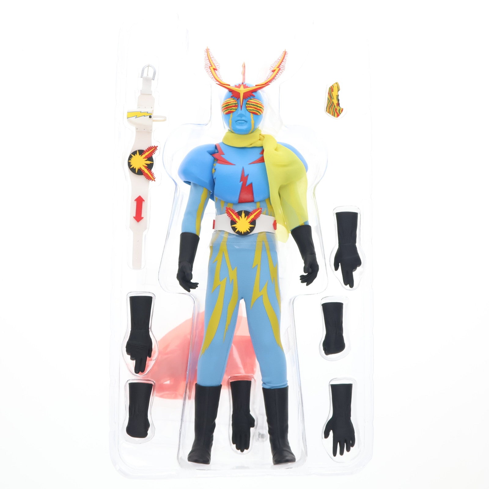 【中古即納】[FIG] リアルアクションヒーローズ No.691 RAH DX イナズマン 完成品 可動フィギュア タイムハウス/メディコム・トイ(20150630)