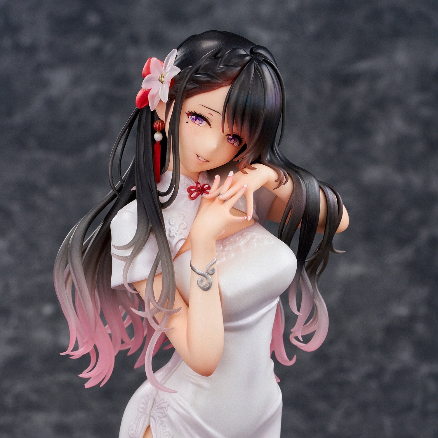 【中古即納】[FIG] 大熊まいイラスト『癒し系白チャイナおねえさん』 完成品 フィギュア ユニオンクリエイティブ(20250430)