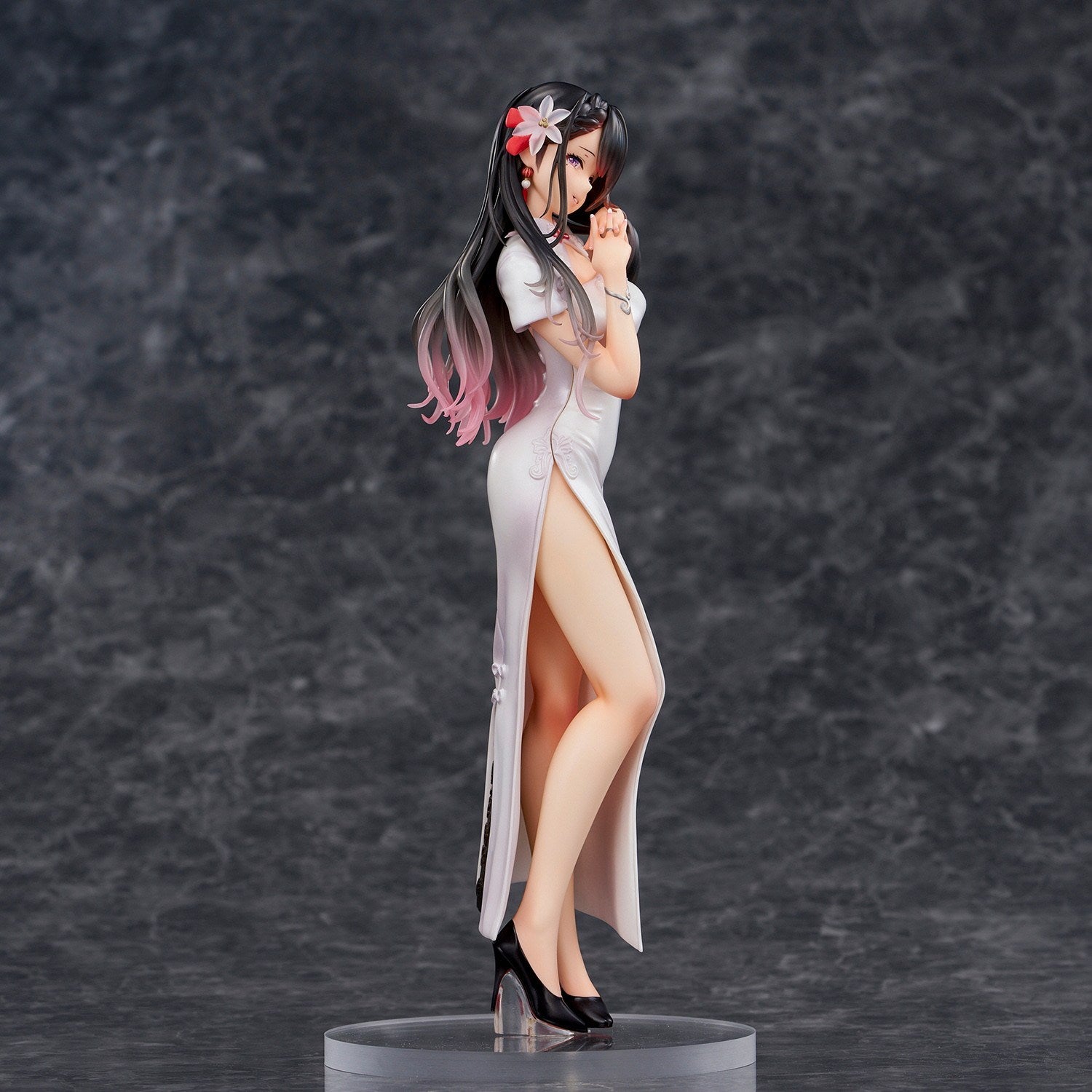 【中古即納】[FIG] 大熊まいイラスト『癒し系白チャイナおねえさん』 完成品 フィギュア ユニオンクリエイティブ(20250430)