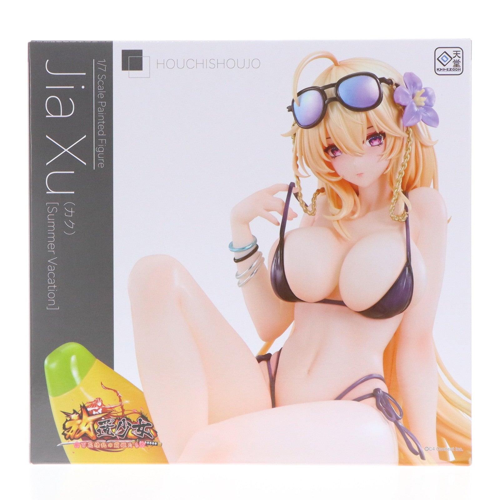 【中古即納】[FIG] [夏の浜辺]賈ク(カク) 放置少女-百花繚乱の萌姫たち- 1/7 完成品 フィギュア 回天堂(20250620)