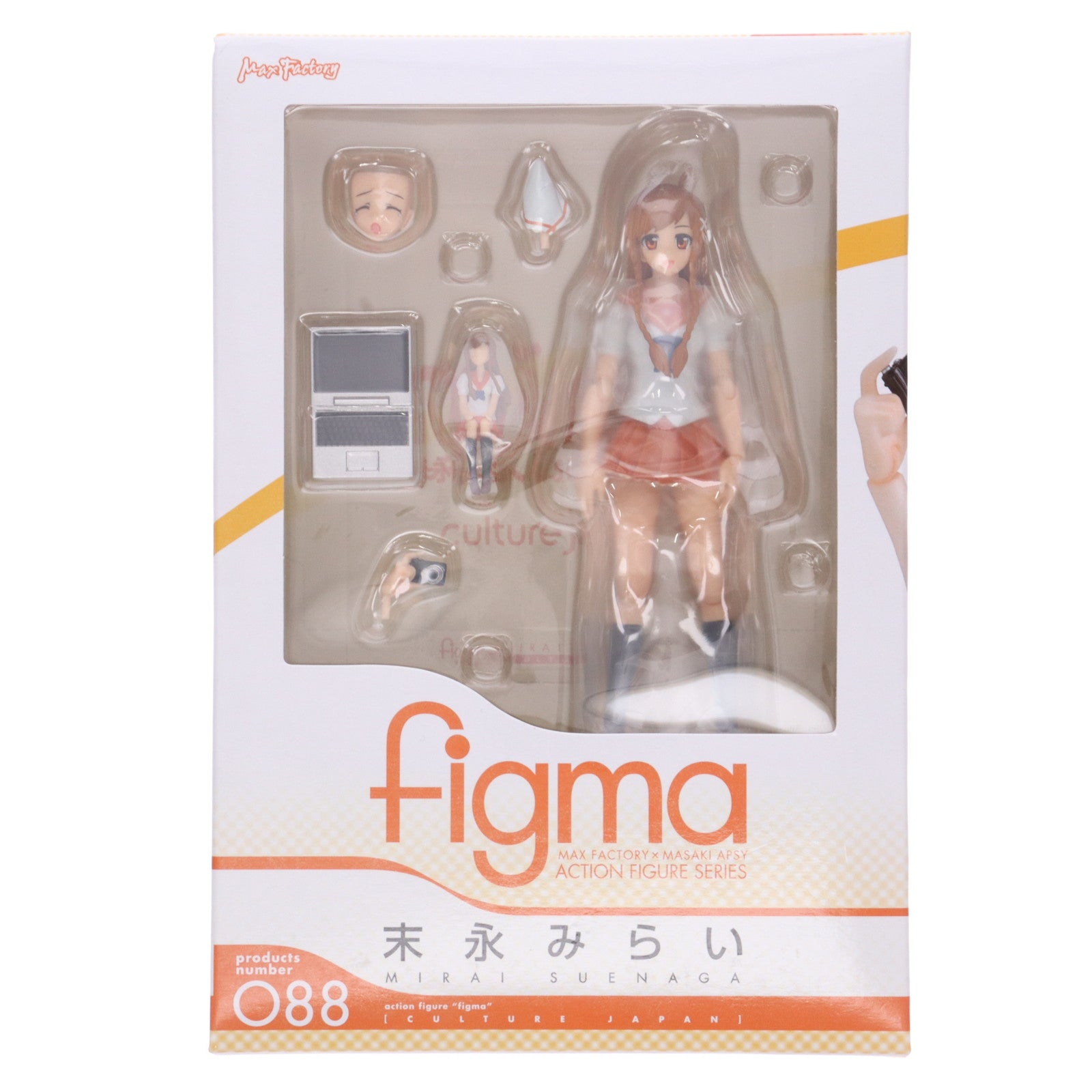 【中古即納】[FIG] figma(フィグマ) 088 末永みらい(すえながみらい) カルチャージャパン完成品 可動フィギュア マックスファクトリー(20110607)