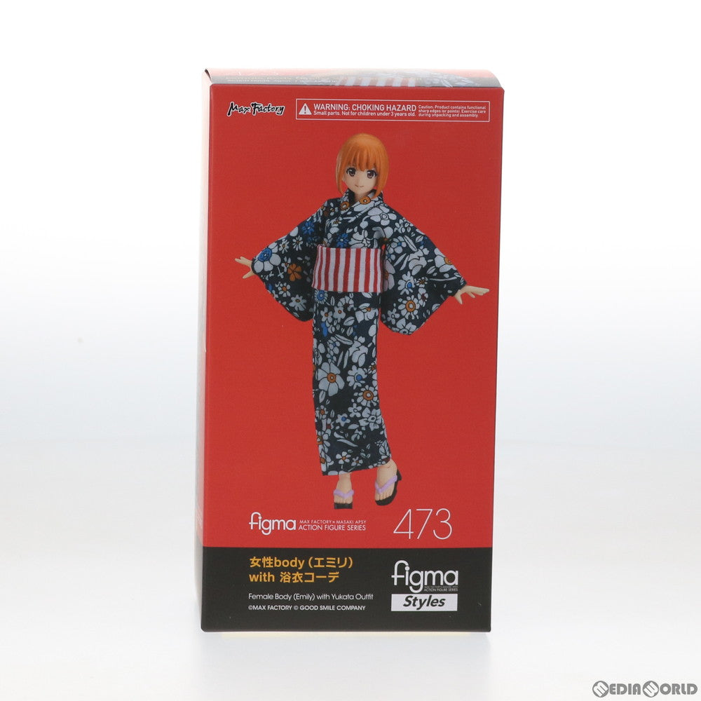 【中古即納】[FIG] figma(フィグマ) 473 女性body(エミリ) with 浴衣コーデ figma styles(フィグマ スタイルズ) 完成品 可動フィギュア(20201030)