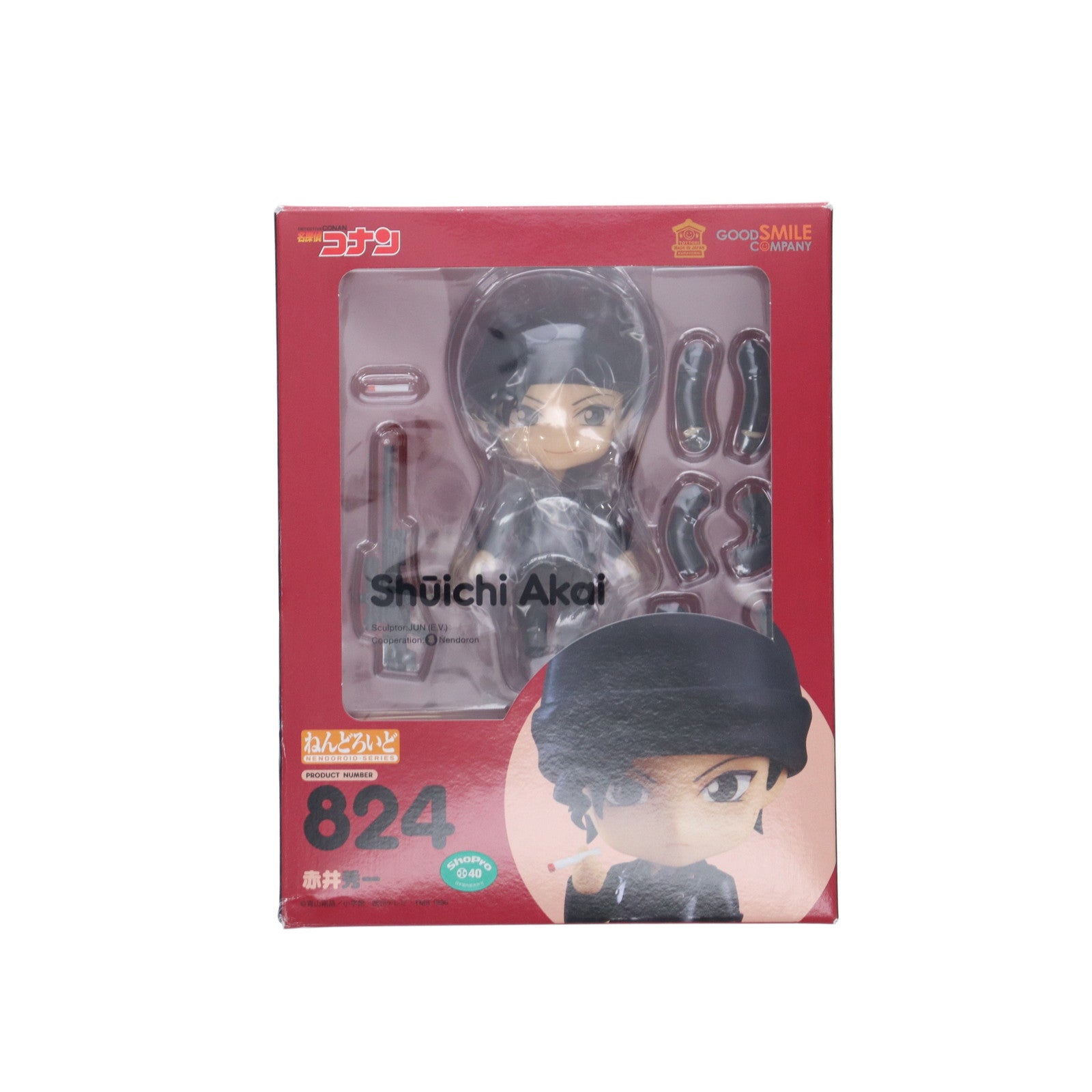 【中古即納】[FIG] ねんどろいど 824 赤井秀一(あかいしゅういち) 名探偵コナン 完成品 可動フィギュア グッドスマイルカンパニー(20180531)