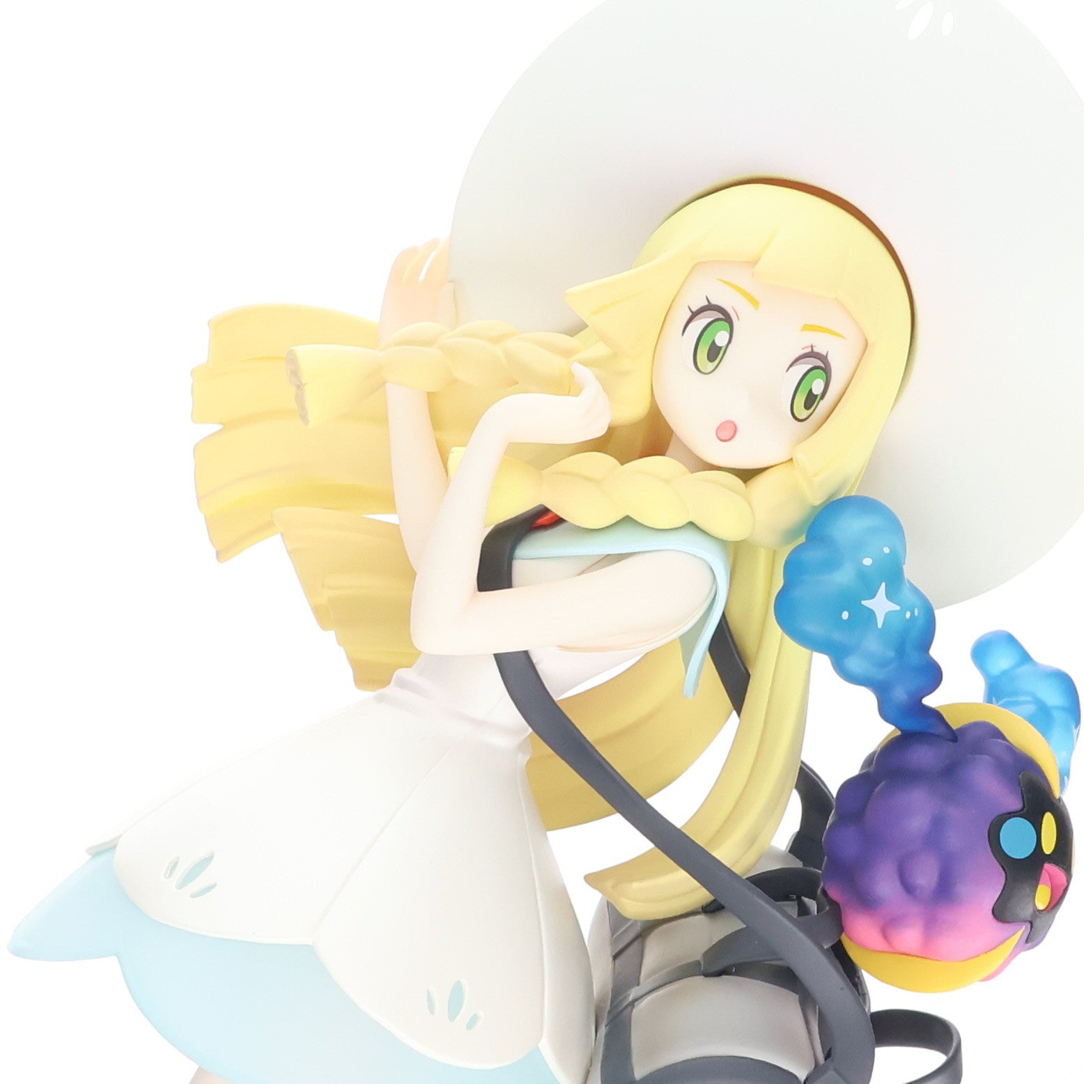 【中古即納】[FIG] (再販) ポケモンセンターオンライン限定 リーリエ&コスモッグ ポケットモンスター サン・ムーン 1/8 完成品 フィギュア ポケモン(20180220)