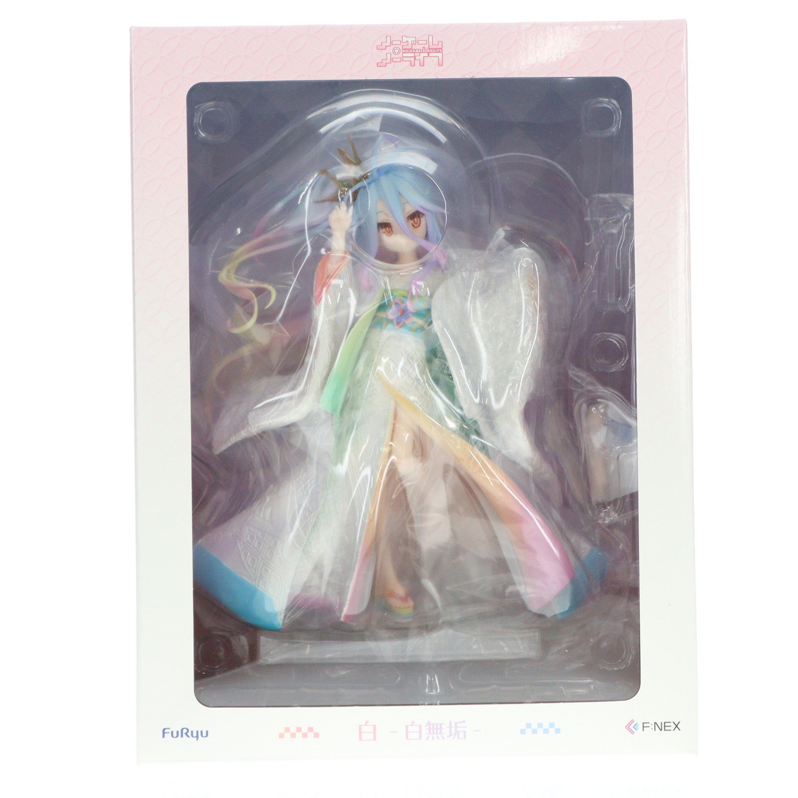 【中古即納】[FIG] FURYU HOBBY MALL限定 白(しろ) -白無垢- ノーゲーム・ノーライフ 1/7 完成品 フィギュア(AMU-FNX0989) フリュー(20240630)