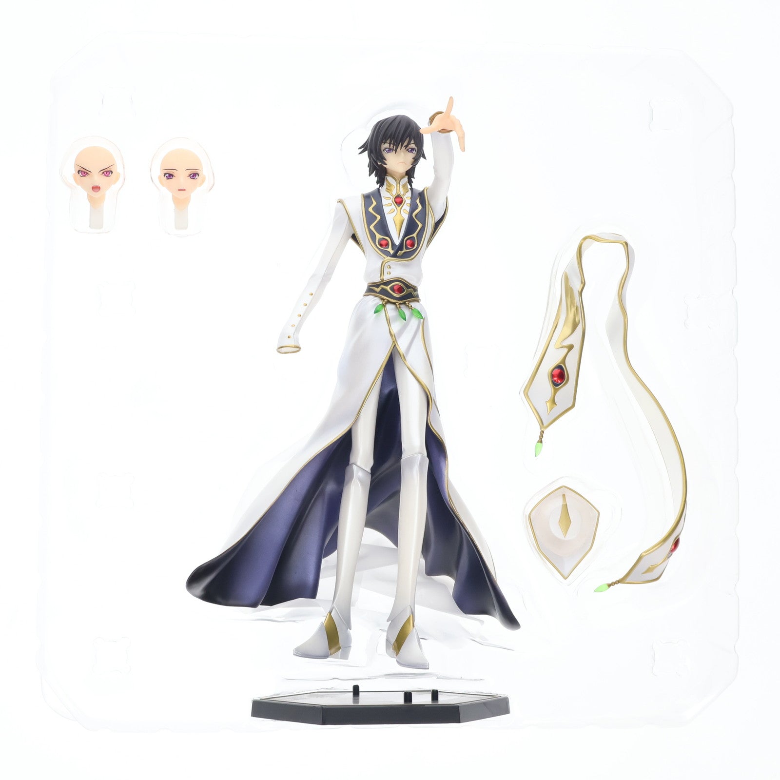 【中古即納】[FIG] (再販) G.E.M.シリーズ ルルーシュ・ヴィ・ブリタニア コードギアス 反逆のルルーシュR2 1/8 完成品 フィギュア アニメイト&一部オンラインショップ限定 メガハウス(20170630)