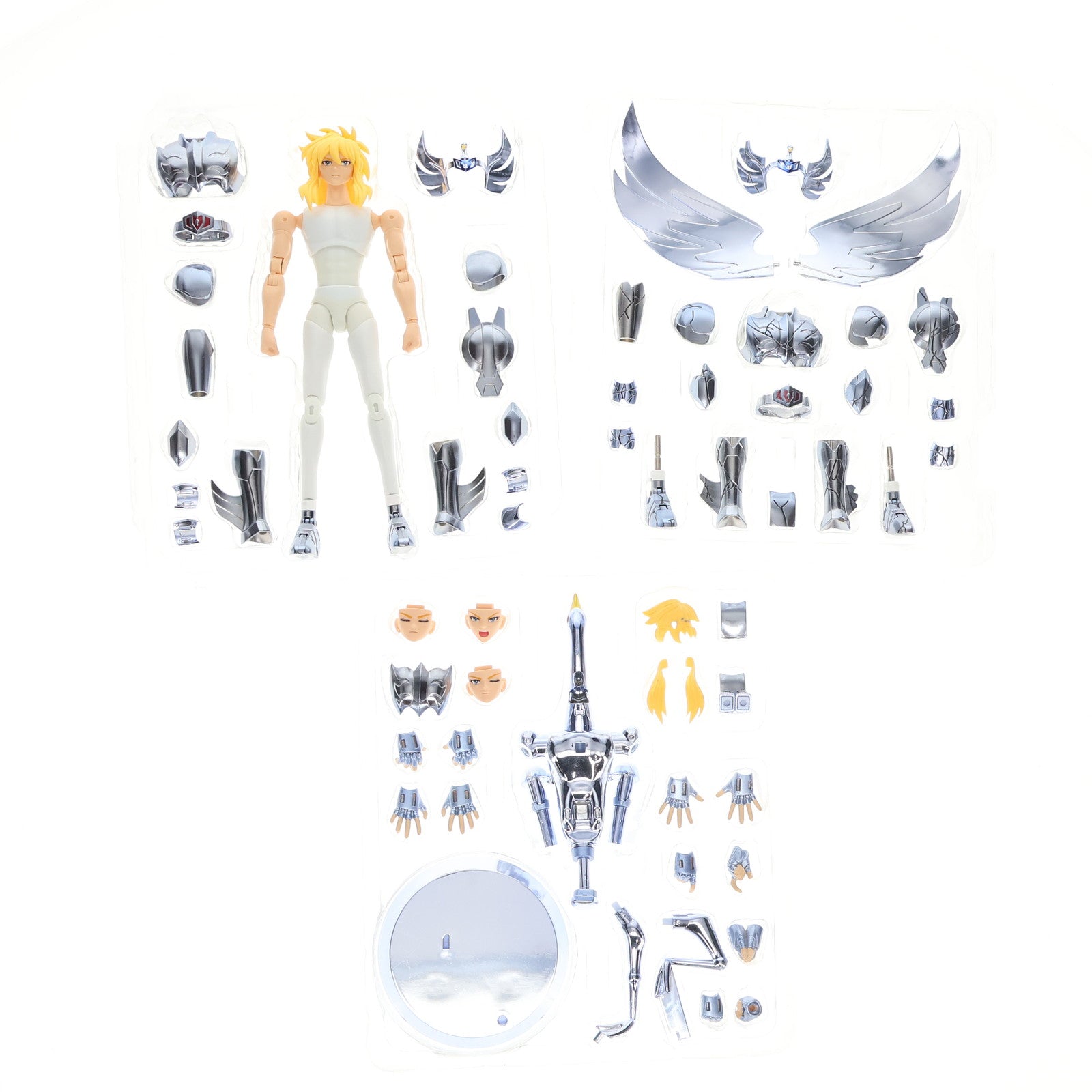 【中古即納】[FIG] 聖闘士聖衣神話EX キグナス氷河(新生青銅聖衣) 聖闘士星矢 完成品 可動フィギュア バンダイ(20140830)
