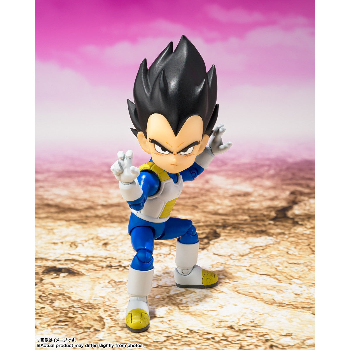 【中古即納】[FIG] S.H.Figuarts(フィギュアーツ) ベジータ(ミニ)-DAIMA- ドラゴンボールDAIMA(ダイマ) 完成品 可動フィギュア バンダイスピリッツ(20241116)