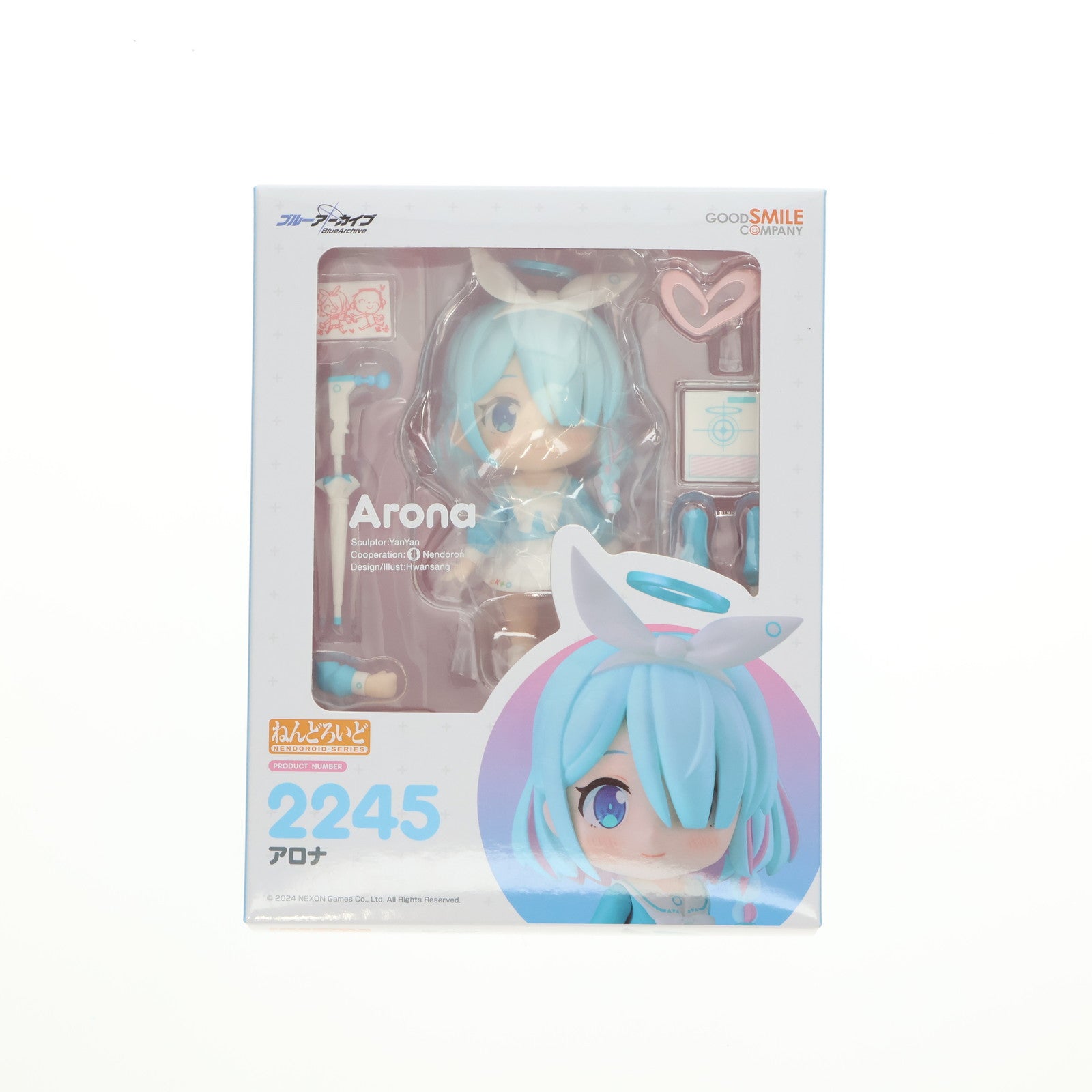 【中古即納】[FIG] GOODSMILE ONLINE SHOP限定特典付属 ねんどろいど 2245 アロナ ブルーアーカイブ -Blue Archive- 完成品 可動フィギュア グッドスマイルカンパニー(20240511)