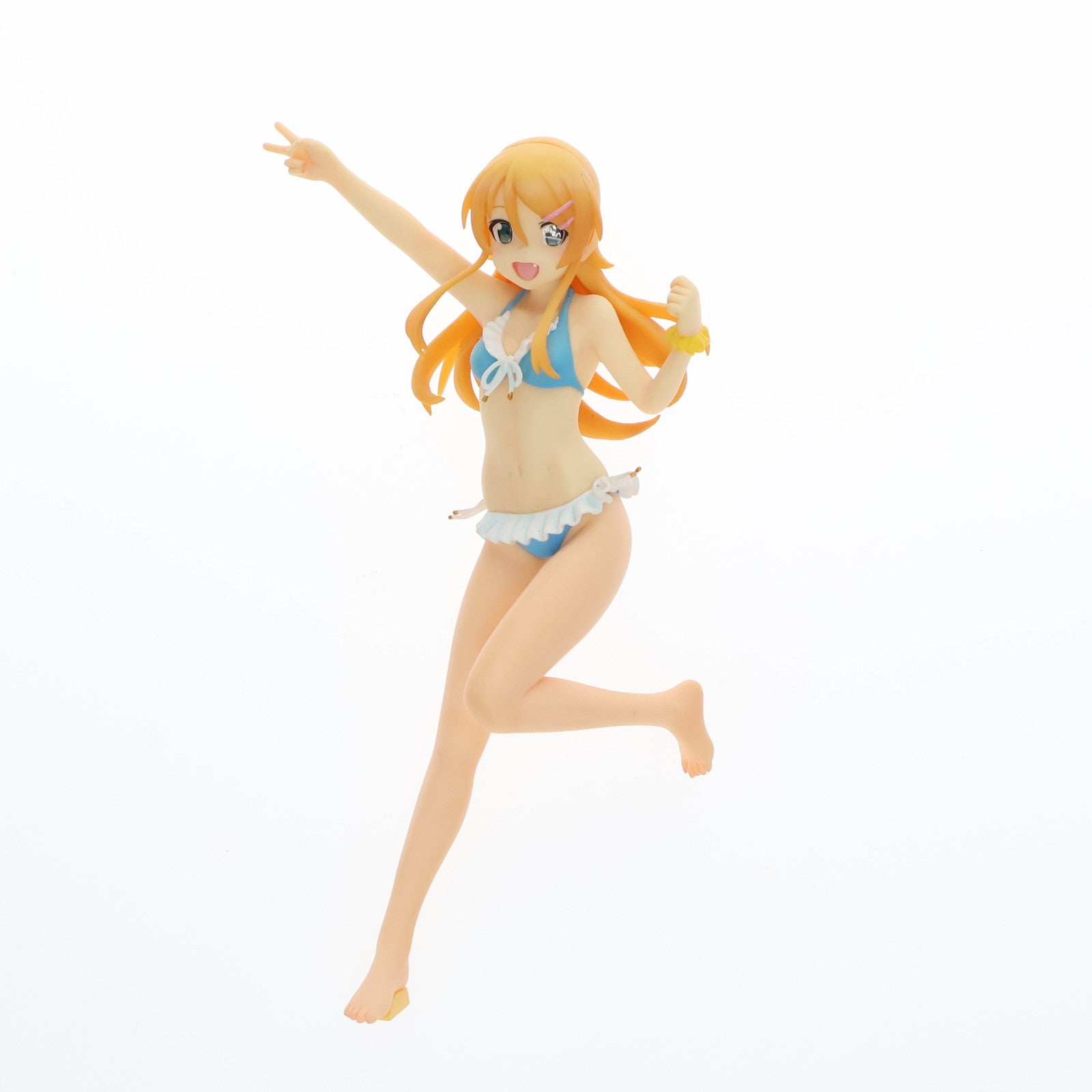 【中古即納】[FIG] BEACH QUEENS(ビーチクイーンズ) 高坂桐乃(こうさかきりの) Ver.2 俺の妹がこんなに可愛いわけがない。 1/10 完成品 フィギュア(NF-294) ウェーブ(WAVE)(20140926)
