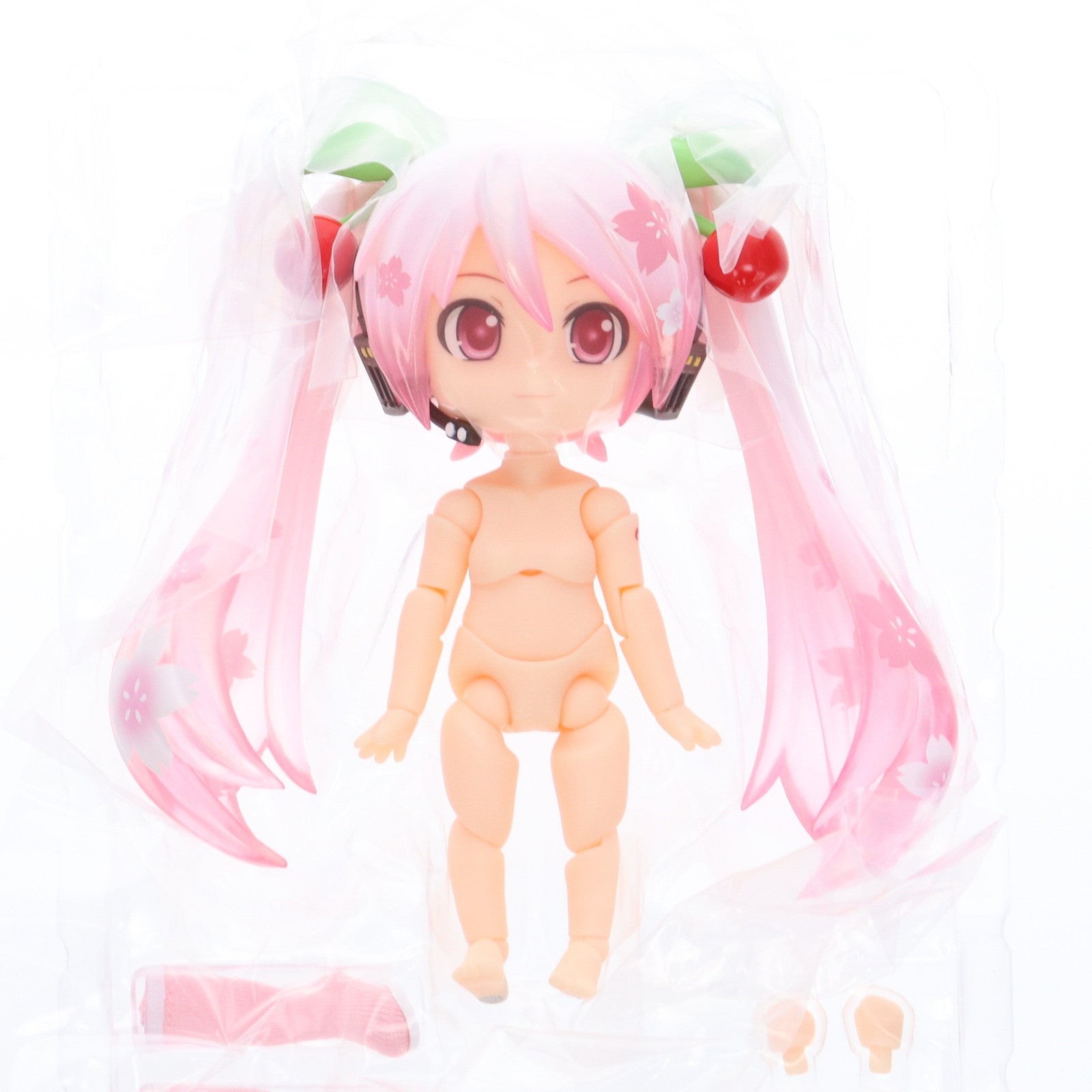 【中古即納】[FIG] GOODSMILE ONLINE SHOP限定 ねんどろいどどーる 桜ミク キャラクター・ボーカル・シリーズ01 初音ミク 完成品 可動フィギュア グッドスマイルカンパニー(20201231)