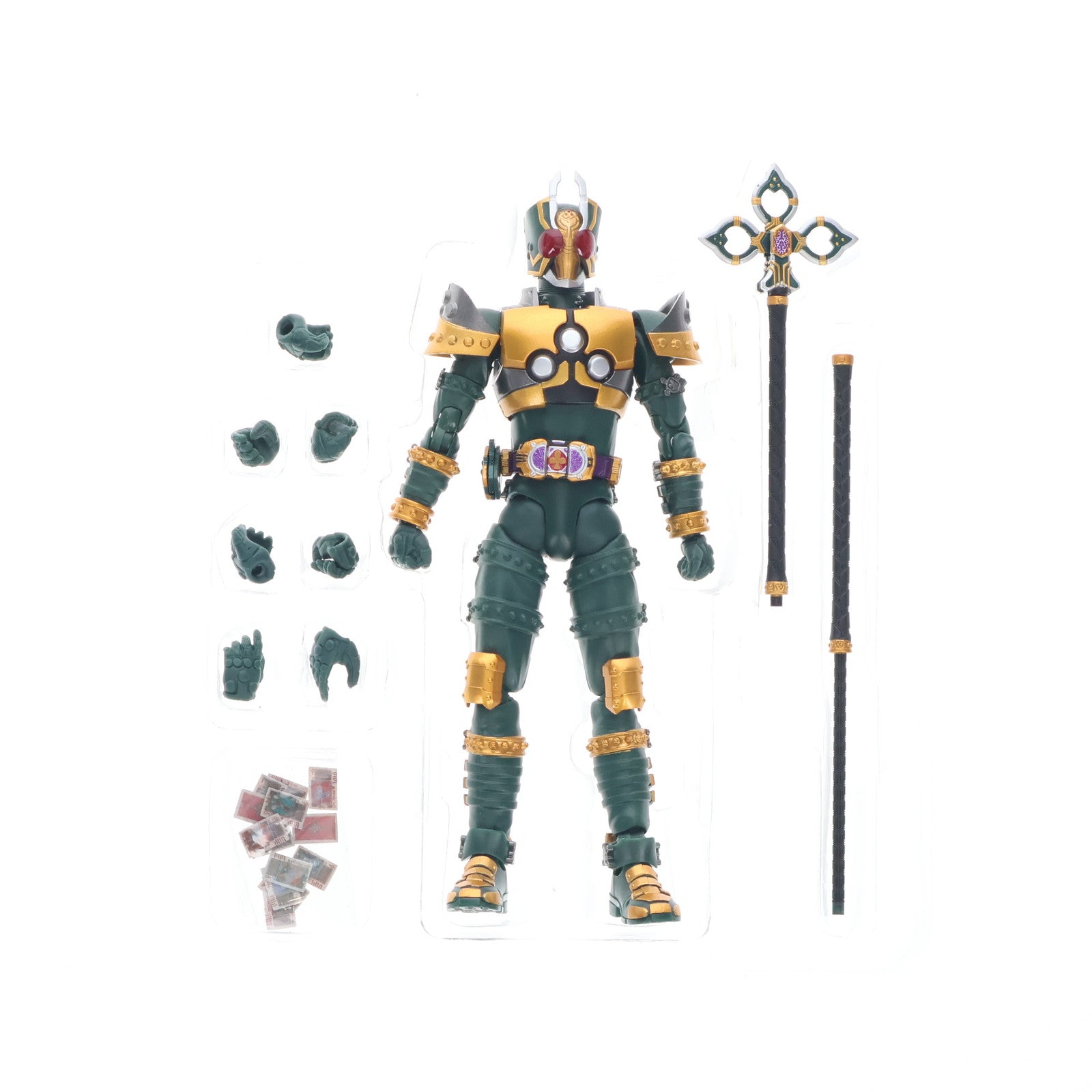 【中古即納】[FIG] S.H.Figuarts(フィギュアーツ) 仮面ライダーレンゲル 仮面ライダー剣(ブレイド) 完成品 可動フィギュア バンダイ(20140712)