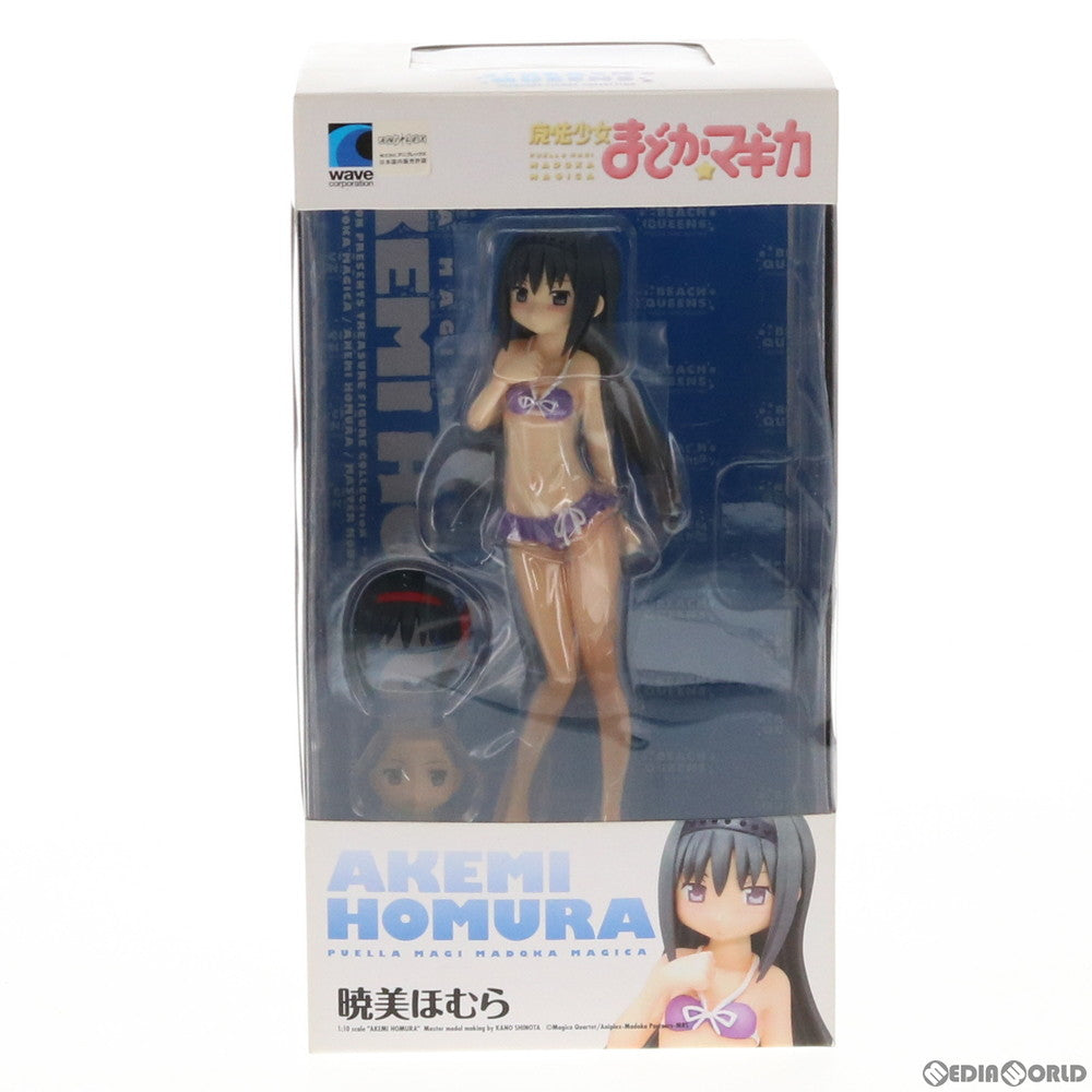 【中古即納】[FIG] BEACH QUEENS(ビーチクイーンズ) 暁美ほむら(あけみほむら) 魔法少女まどか☆マギカ 1/10 完成品 フィギュア(NF-147) ウェーブ(WAVE)(20111228)