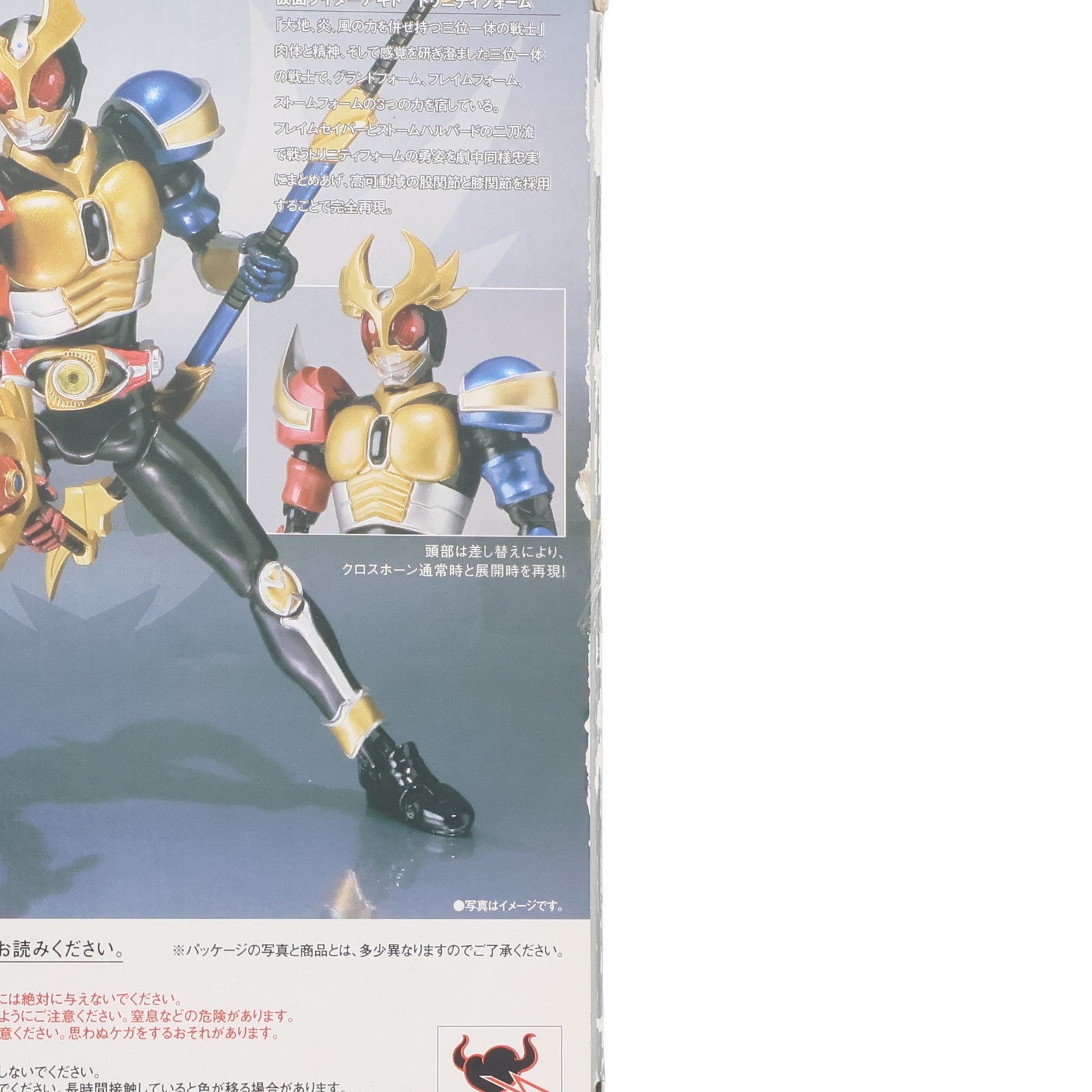 【中古即納】[FIG] 魂ウェブ商店限定 S.H.Figuarts(フィギュアーツ) 仮面ライダーアギト トリニティフォーム 完成品 可動フィギュア バンダイ(20100122)