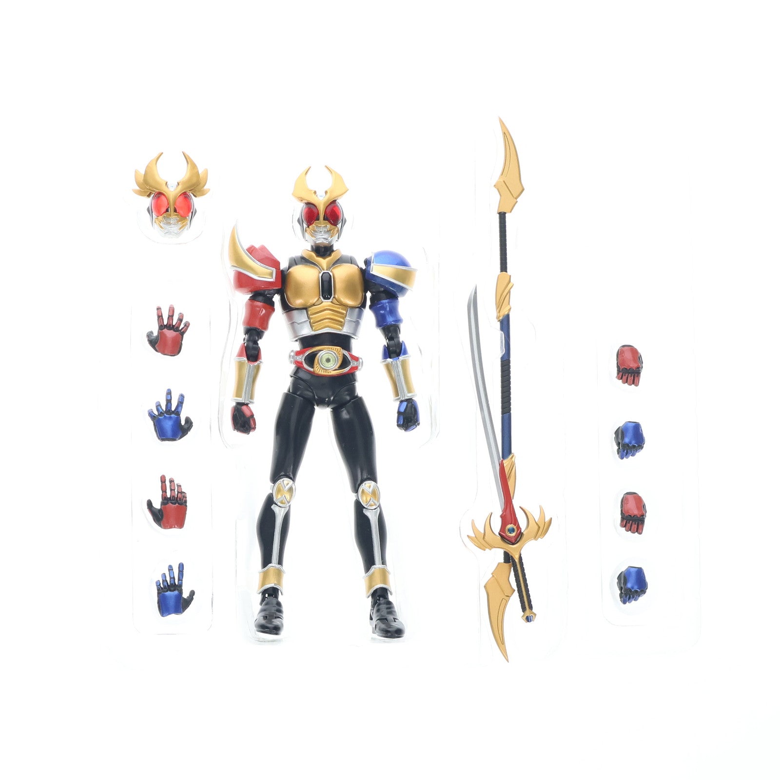 【中古即納】[FIG] 魂ウェブ商店限定 S.H.Figuarts(フィギュアーツ) 仮面ライダーアギト トリニティフォーム 完成品 可動フィギュア バンダイ(20100122)