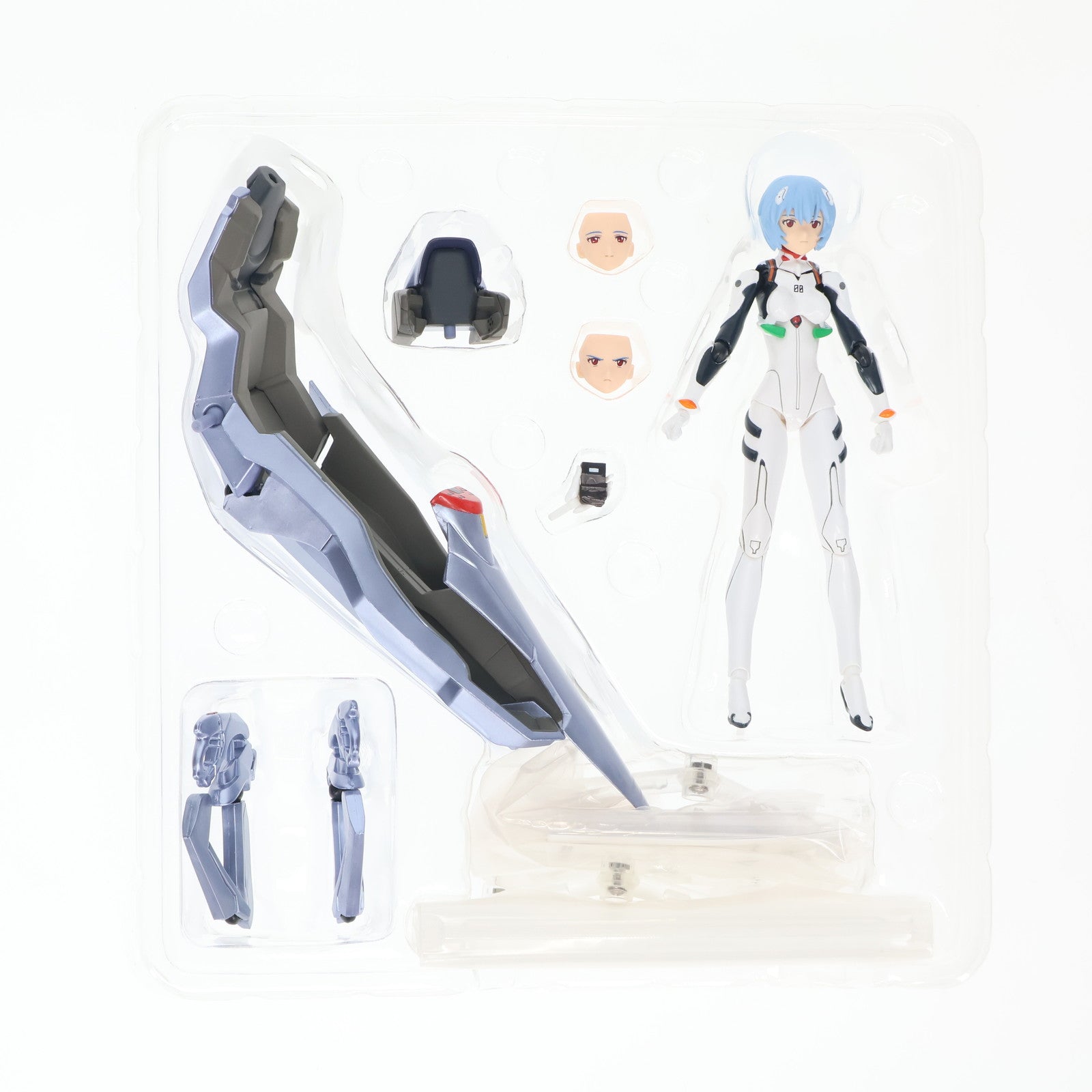 【中古即納】[FIG] figma(フィグマ) 091 綾波レイ プラグスーツver. ヱヴァンゲリヲン新劇場版:破 完成品 可動フィギュア マックスファクトリー(20110520)