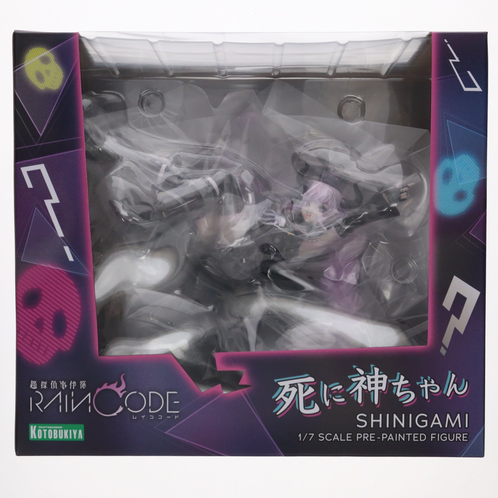 【中古即納】[FIG] コトブキヤショップ限定特典付属 死に神ちゃん 超探偵事件簿 レインコード 1/7 完成品 フィギュア(PV140) コトブキヤ(20240630)