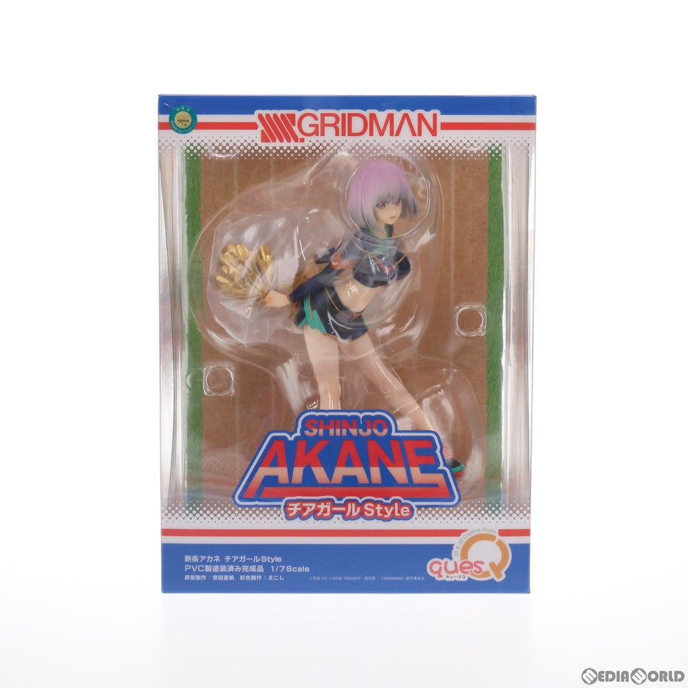 【中古即納】[FIG] 新条アカネ(しんじょうあかね) チアガールstyle SSSS.GRIDMAN(グリッドマン) 1/7 完成品 フィギュア キューズQ(20211128)