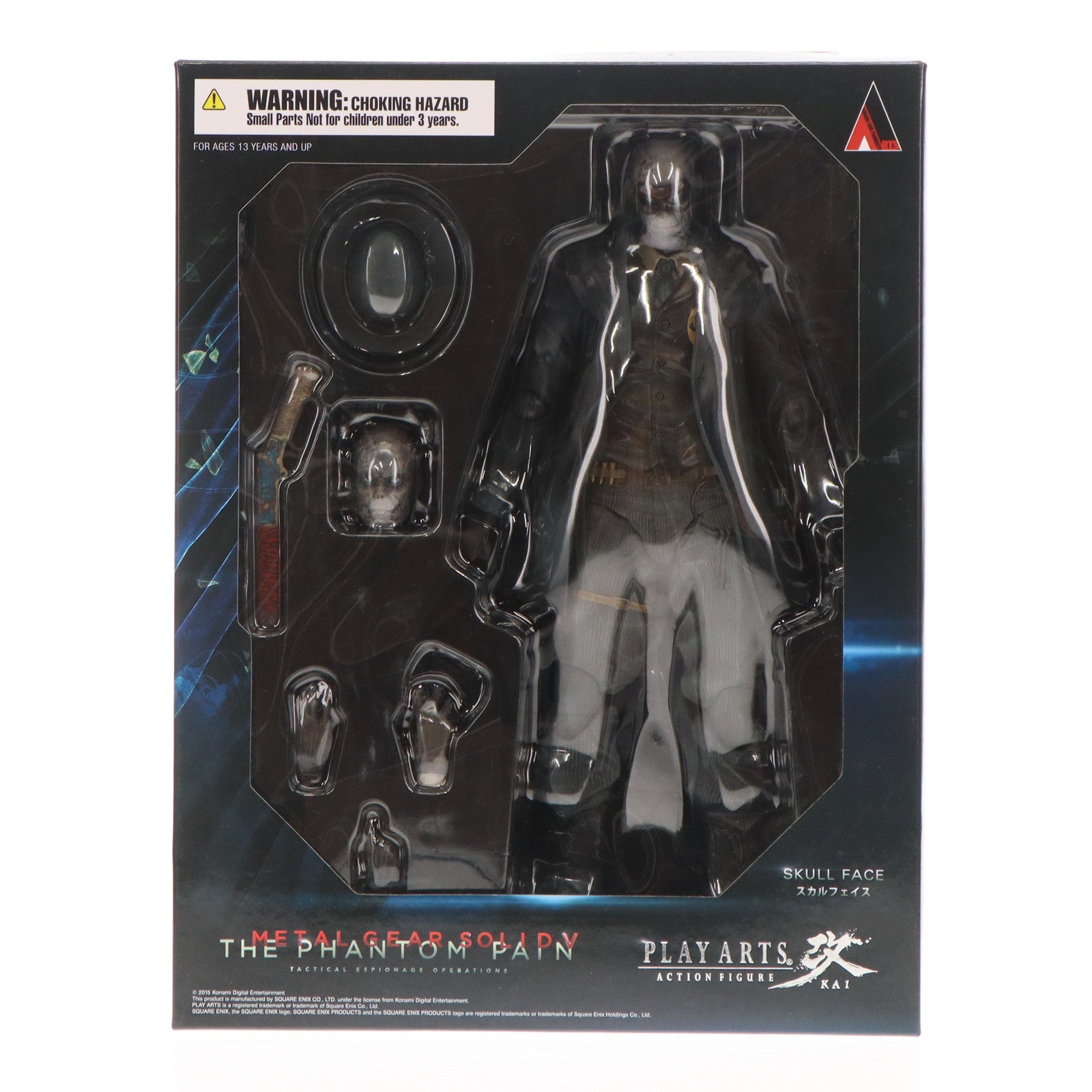 【中古即納】[FIG] PLAY ARTS改(プレイアーツ改) スカルフェイス METAL GEAR SOLID V: THE PHANTOM PAIN(メタルギアソリッド5 ファントムペイン) 完成品 可動フィギュア スクウェア・エニックス(20150220)