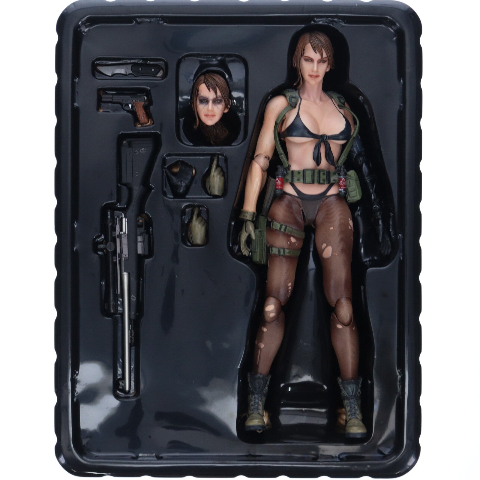 【中古即納】[FIG] PLAY ARTS改(プレイアーツ改) クワイエット METAL GEAR SOLID V(メタルギア・ソリッド 5) 完成品 可動フィギュア スクウェア・エニックス(20150510)