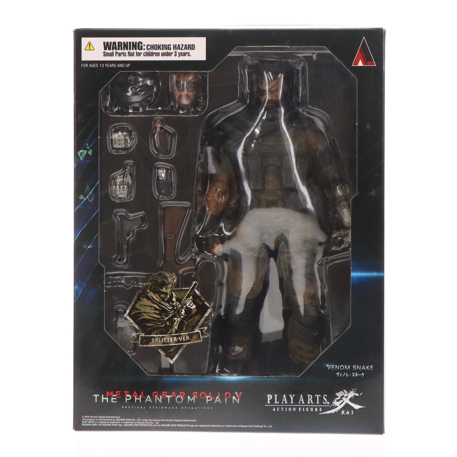 【中古即納】[FIG] PLAY ARTS改(プレイアーツ改) ヴェノム・スネーク スプリッターver. METAL GEAR SOLID V : THE PHANTOM PAIN フィギュア スクウェア･エニックス(20150531)