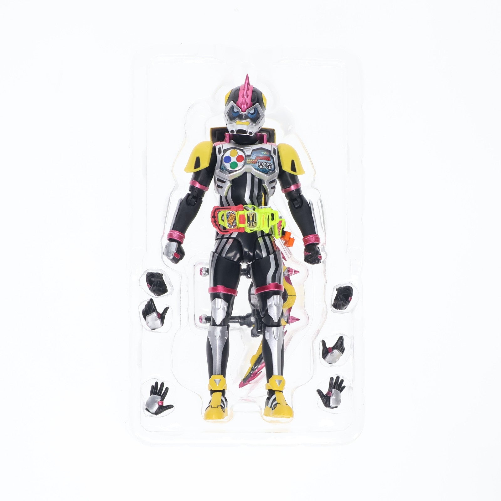 【中古即納】[FIG] 魂ウェブ商店限定 S.H.Figuarts(フィギュアーツ) 仮面ライダーレーザーターボ バイクゲーマー レベル0 仮面ライダーエグゼイド 完成品 可動フィギュア バンダイ(20180531)