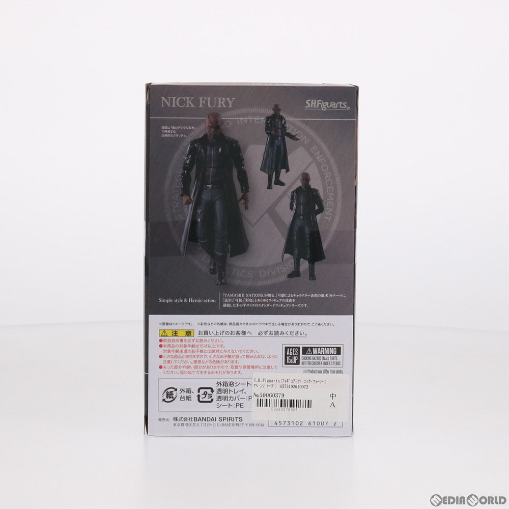 【中古即納】[FIG] S.H.Figuarts(フィギュアーツ) ニック・フューリー(アベンジャーズ) 完成品 可動フィギュア バンダイスピリッツ(20210327)