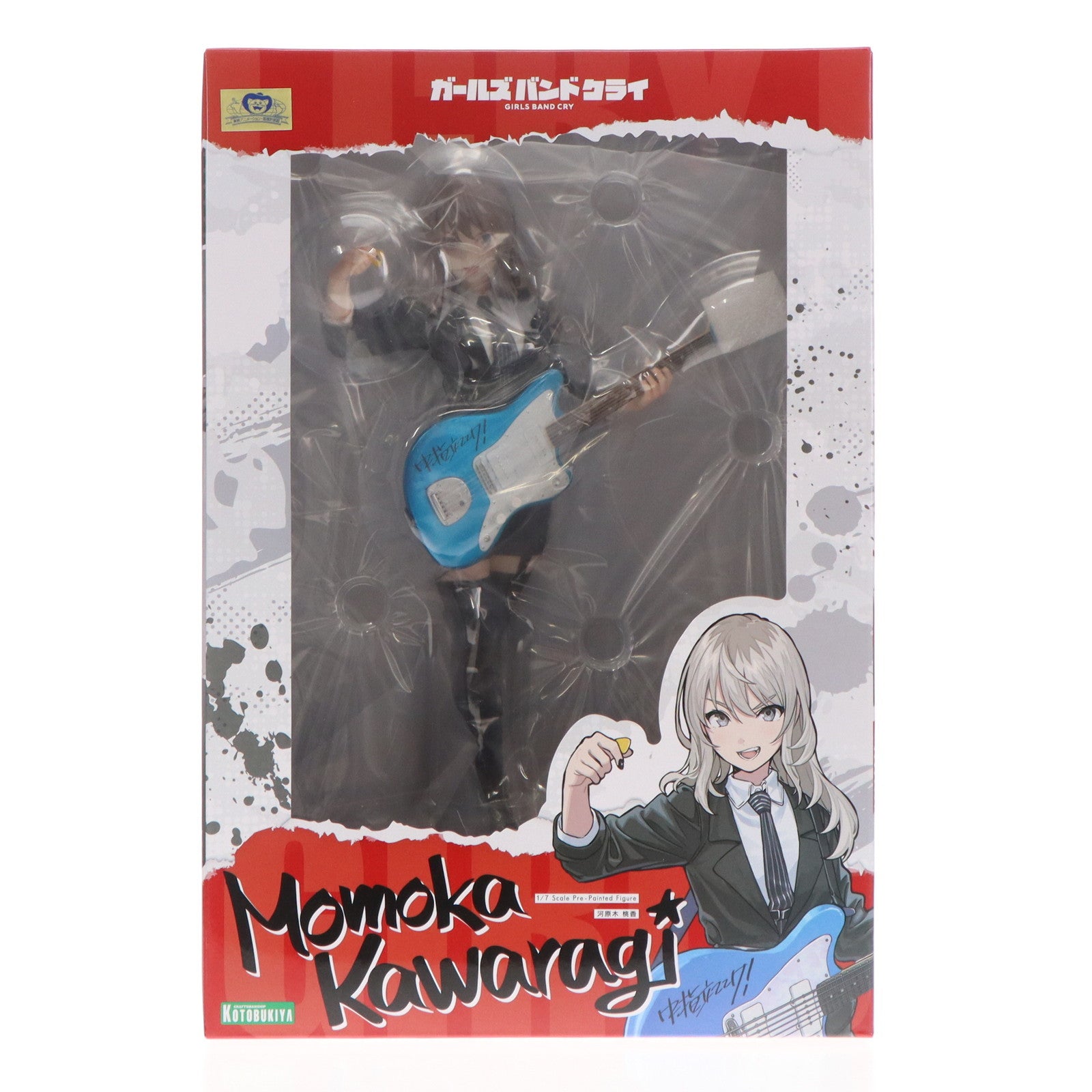 【中古即納】[FIG] コトブキヤショップ限定特典付属 河原木桃香(かわらぎももか) ガールズバンドクライ 1/7 完成品 フィギュア(PV200) コトブキヤ(20250630)