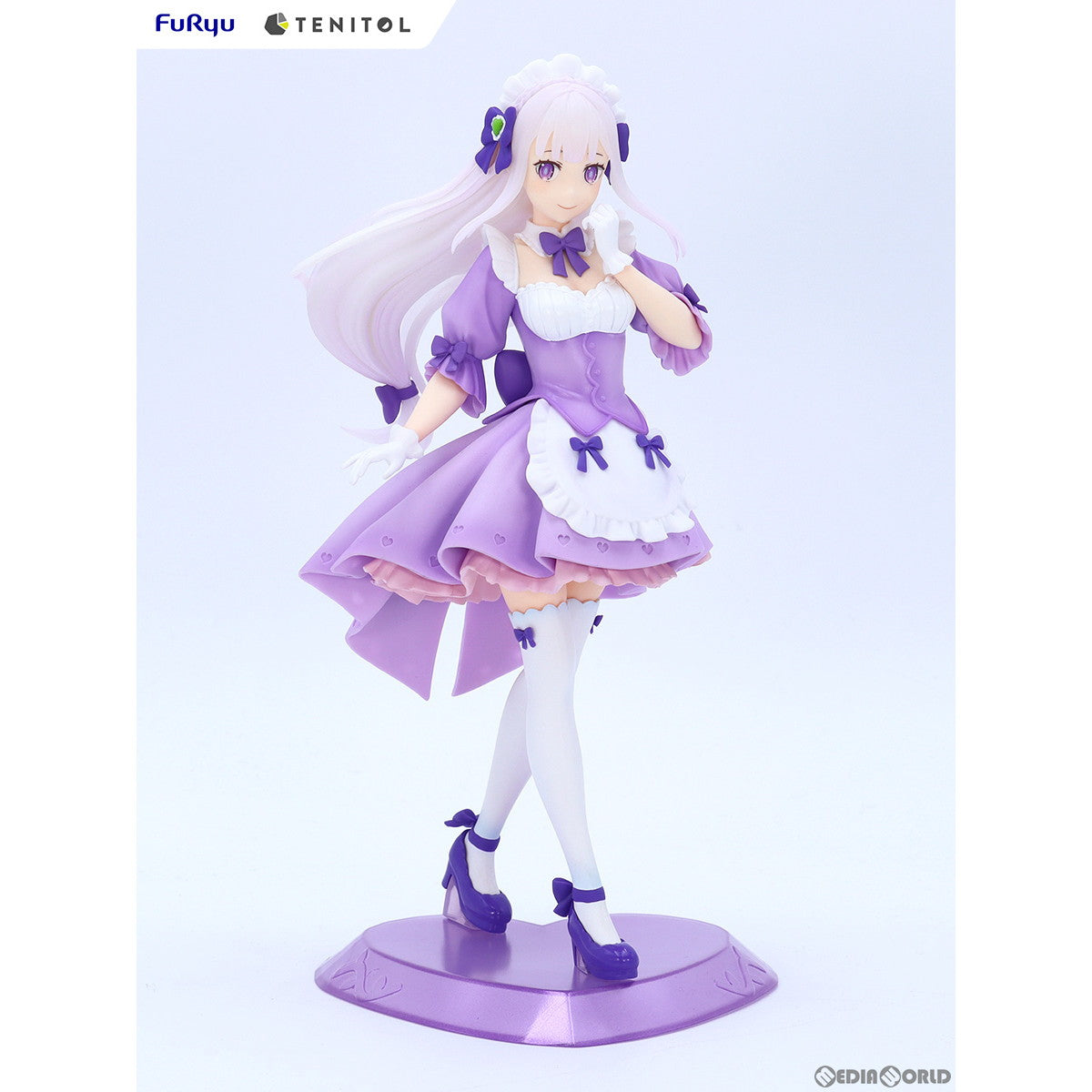 【中古即納】[FIG] TENITOL 夢かわメイド エミリア Re:ゼロから始める異世界生活 完成品 フィギュア(AMU-TNL0075) フリュー(20240929)