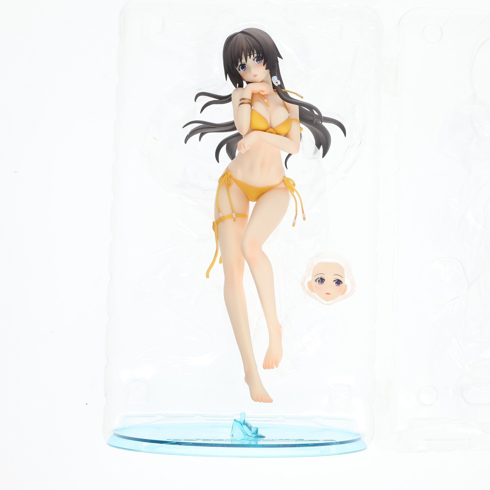 【中古即納】[FIG] 篁唯依(たかむらゆい) 恥じらいの浜辺 マブラヴ オルタネイティヴ トータル・イクリプス 1/7 フィギュア ホビージャパン誌上通販&オンラインショップ限定 ホビージャパン(20130731)