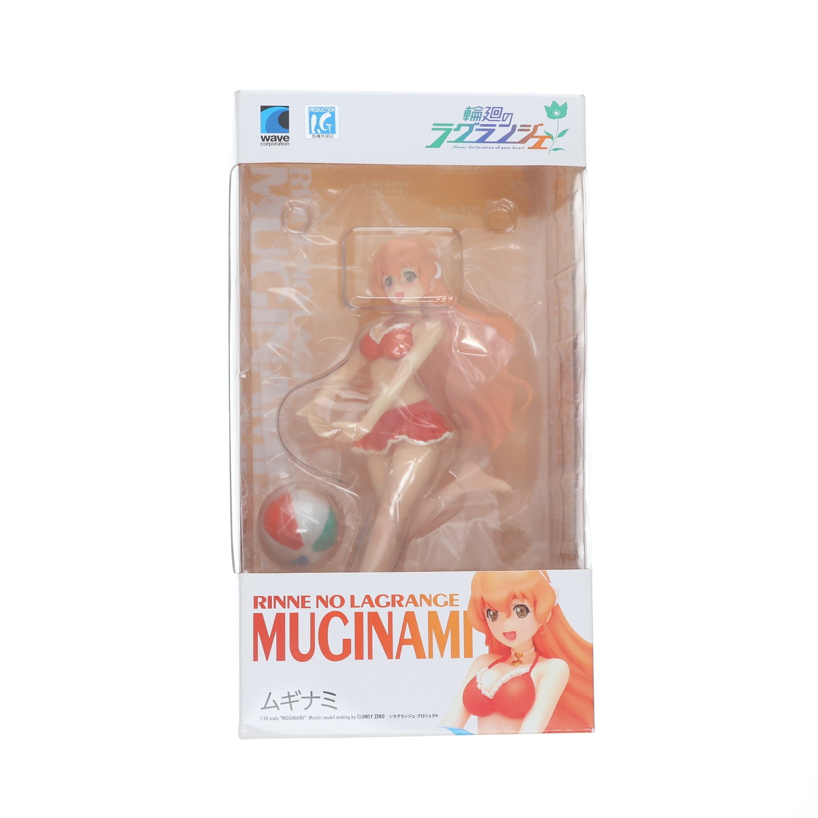 【中古即納】[FIG] BEACH QUEENS(ビーチクイーンズ) ムギナミ 輪廻のラグランジェ 1/10 完成品 フィギュア(NF-213) ウェーブ(WAVE)(20121218)