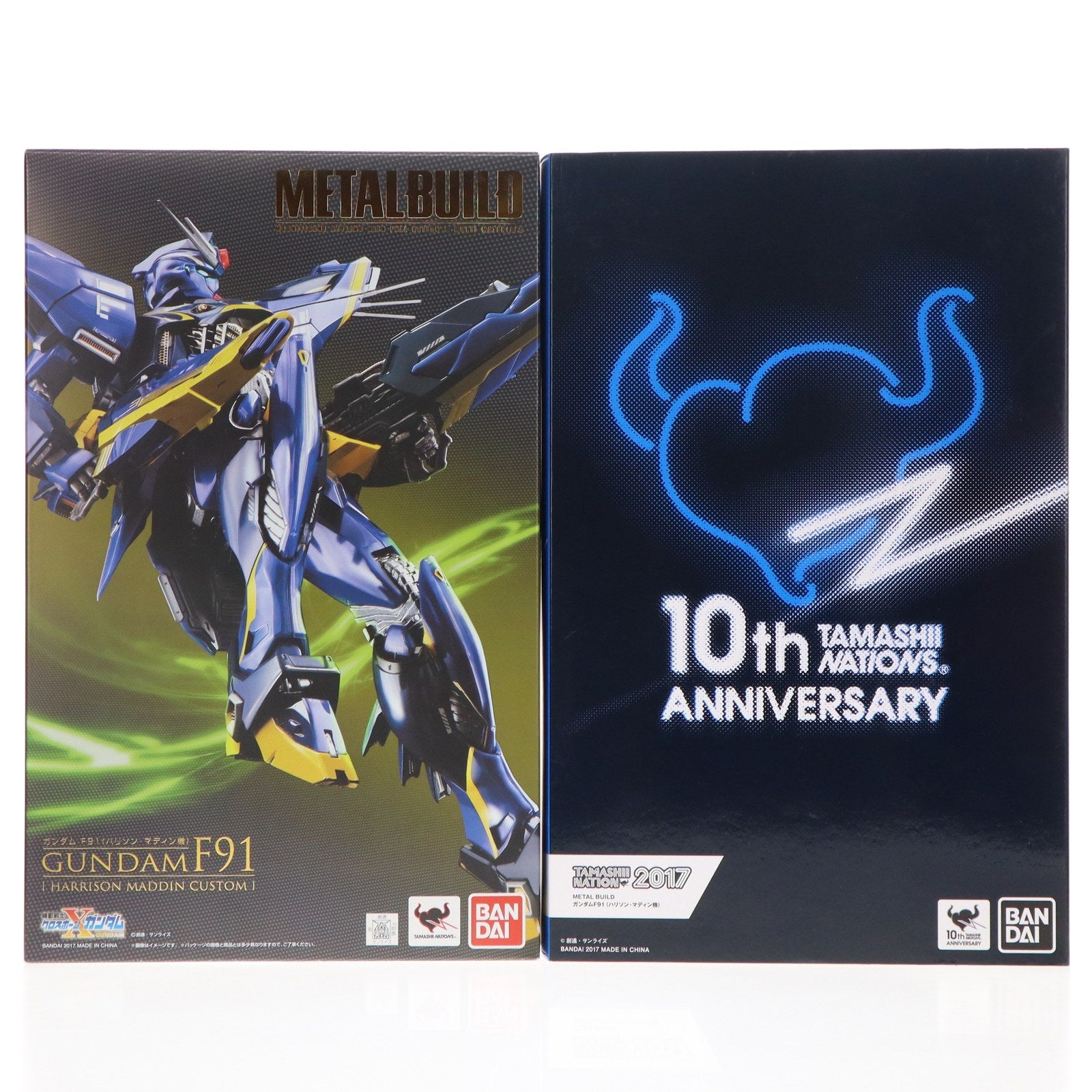 【中古即納】[FIG] スリーブ付属 METAL BUILD ガンダムF91(ハリソン・マディン機) 機動戦士クロスボーン・ガンダム 完成品 可動フィギュア 魂ネイション2017&魂ウェブ商店限定 バンダイ(20171201)