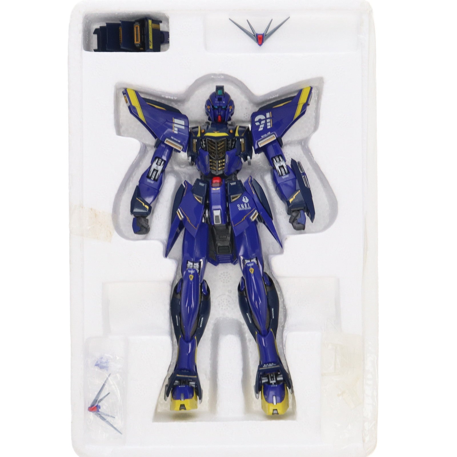 【中古即納】[FIG] スリーブ付属 METAL BUILD ガンダムF91(ハリソン・マディン機) 機動戦士クロスボーン・ガンダム 完成品 可動フィギュア 魂ネイション2017&魂ウェブ商店限定 バンダイ(20171201)