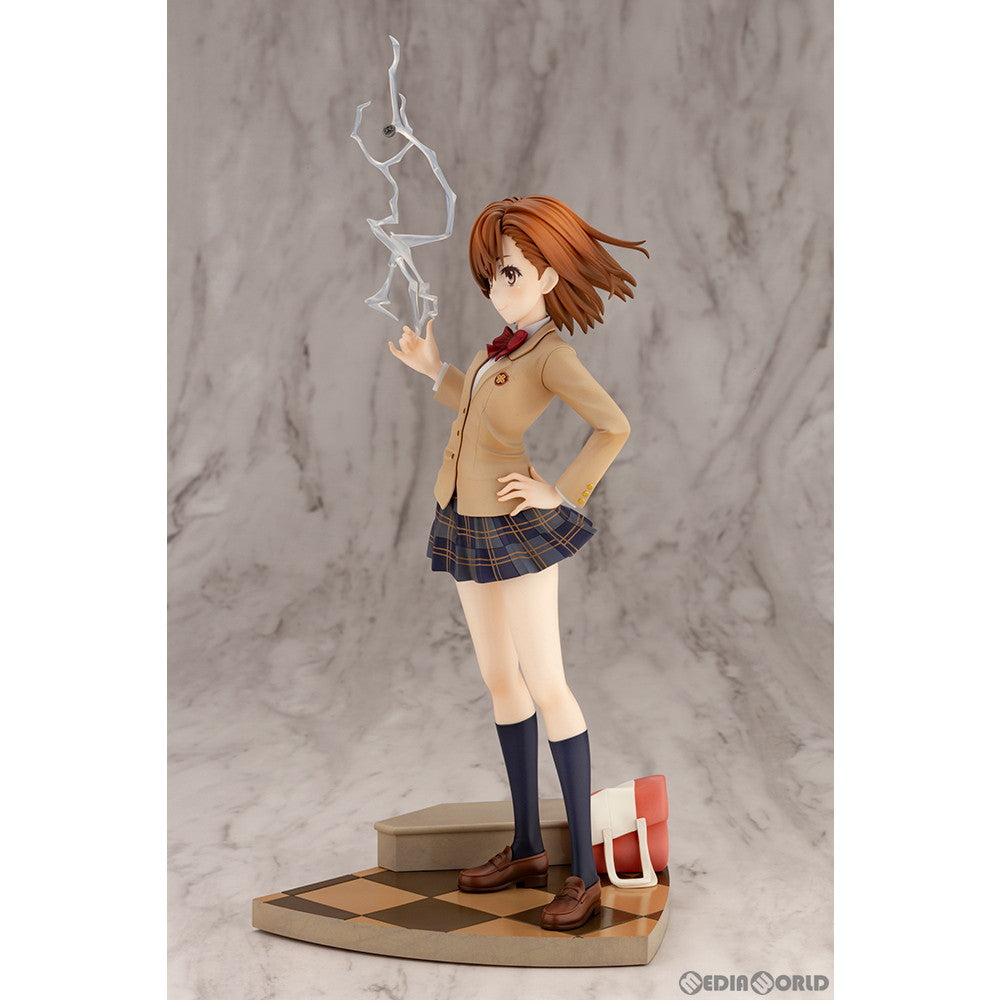 【中古即納】[FIG] 御坂美琴(みさかみこと) 15周年記念Ver. とある科学の超電磁砲T 1/7 完成品 フィギュア(PV014) コトブキヤ(20230421)