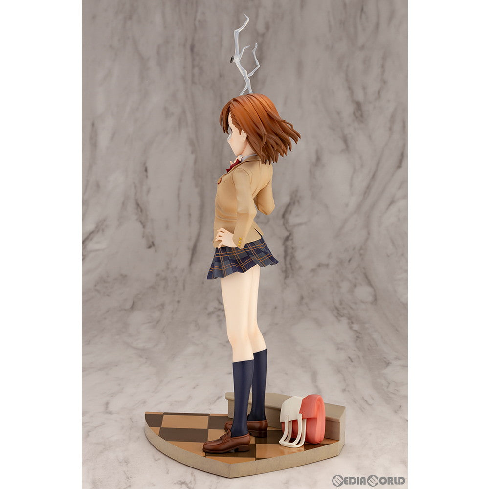 【中古即納】[FIG] 御坂美琴(みさかみこと) 15周年記念Ver. とある科学の超電磁砲T 1/7 完成品 フィギュア(PV014) コトブキヤ(20230421)