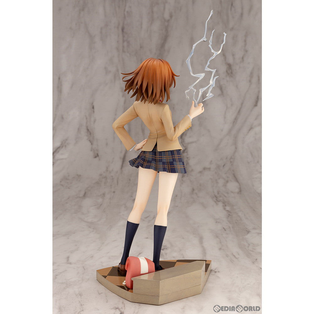 【中古即納】[FIG] 御坂美琴(みさかみこと) 15周年記念Ver. とある科学の超電磁砲T 1/7 完成品 フィギュア(PV014) コトブキヤ(20230421)