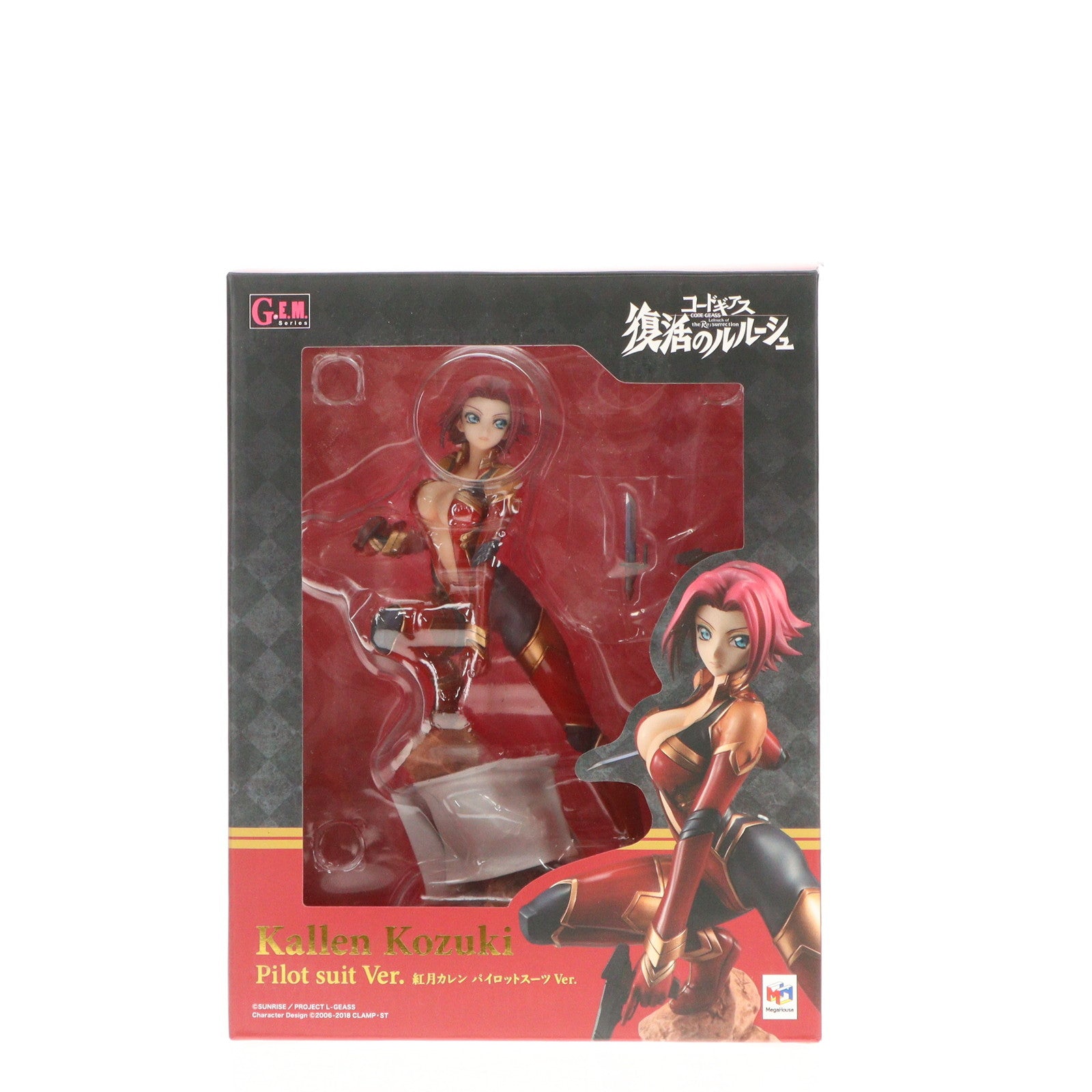 【中古即納】[FIG] G.E.M.シリーズ 紅月カレン(こうづきかれん) パイロットスーツVer. コードギアス 復活のルルーシュ 完成品 フィギュア 一部店舗&オンラインショップ限定 メガハウス(20210709)