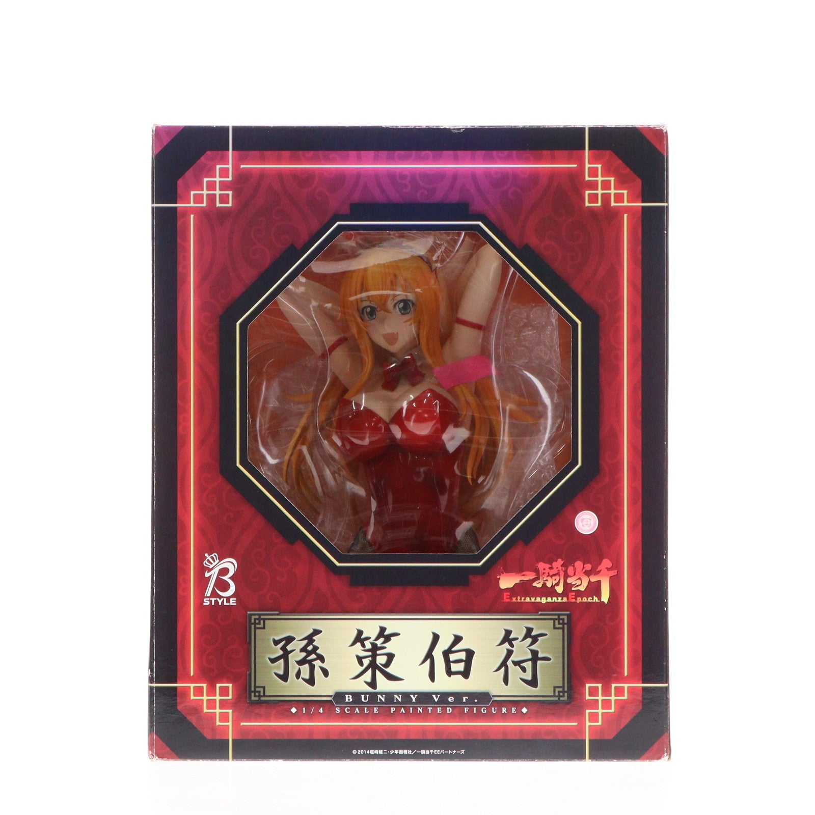 【中古即納】[FIG] B-Style 孫策伯符(そんさくはくふ) バニーVer. 一騎当千 Extravaganza Epoch(エクストラバガンザ エポック) 1/4 完成品 フィギュア FREEing(フリーイング)(20161210)