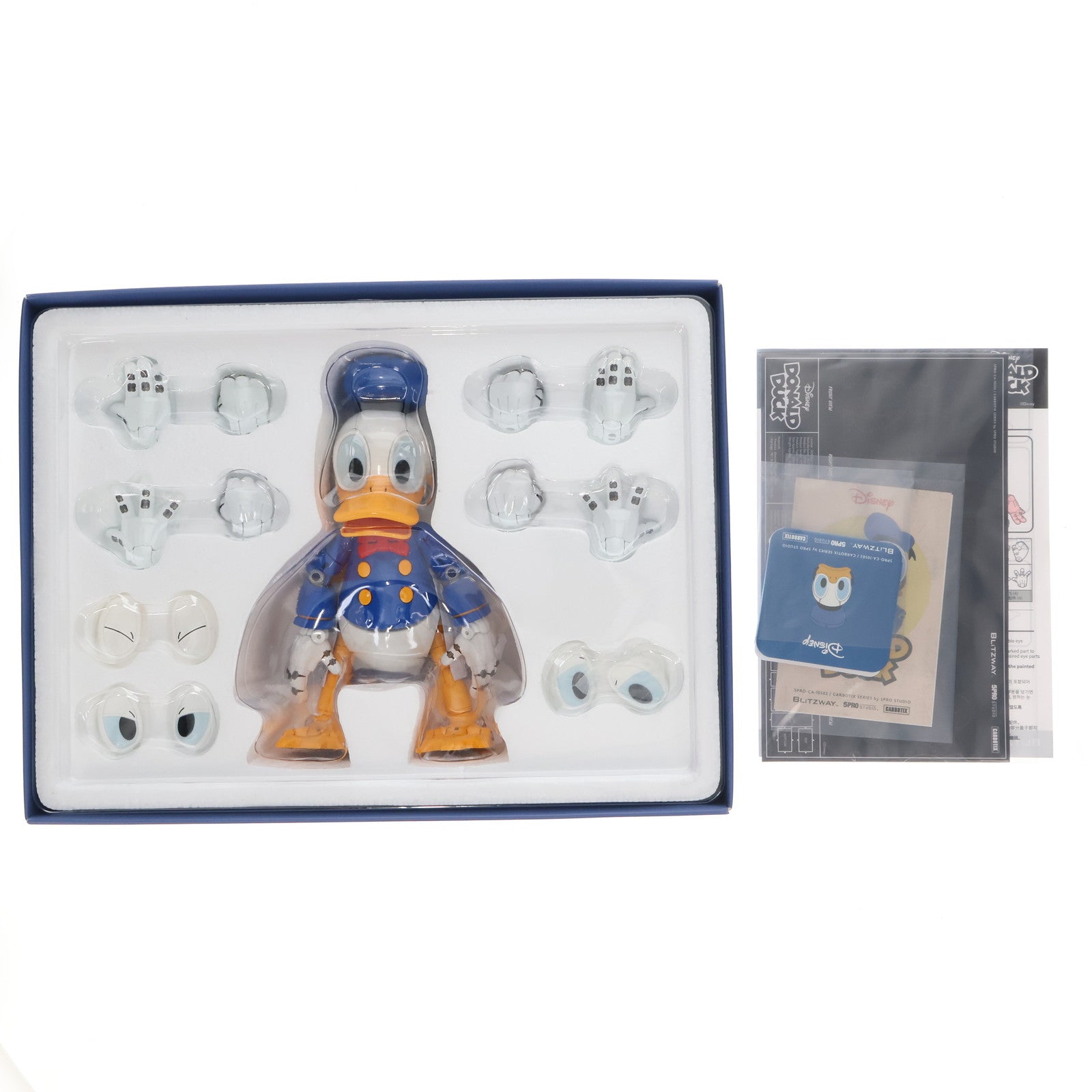 【中古即納】[FIG] ステッカー&ポストカード付属 CARBOTIX(カーボティックス) ドナルドダック ディズニー 完成品 可動フィギュア ブリッツウェイ(20230930)