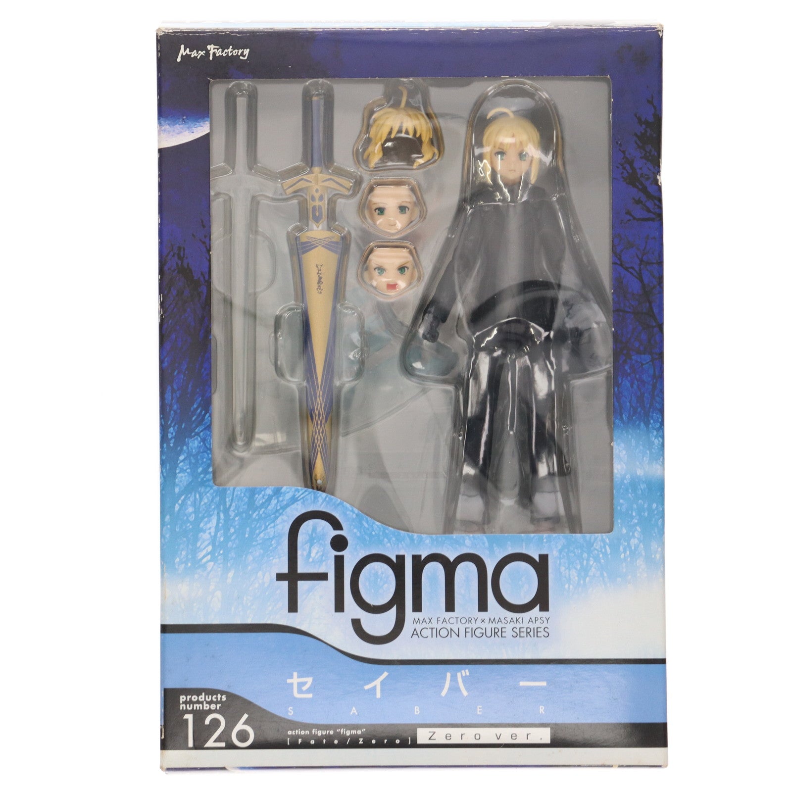 【中古即納】[FIG] figma(フィグマ) 126 セイバー Zero ver. Fate/Zero(フェイト/ゼロ) 完成品 可動フィギュア マックスファクトリー(20121024)
