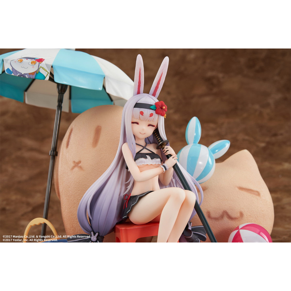【中古即納】[FIG] 島風(しまかぜ) 小休憩のサマーアイランドVer. DX版 アズールレーン 1/7 完成品 フィギュア エレガント(20250220)
