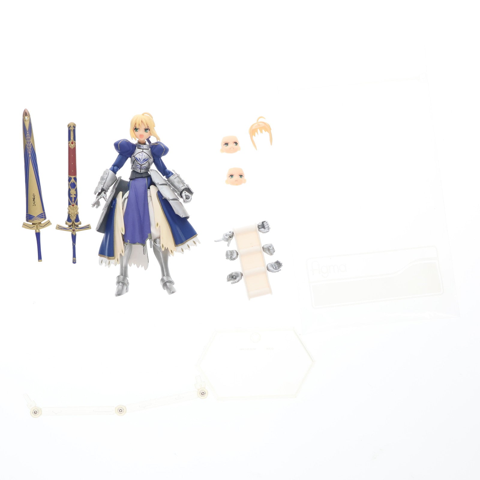 【中古即納】[FIG] figma(フィグマ) 003 セイバー 甲冑ver. Fate/stay night 完成品 可動フィギュア マックスファクトリー(20080430)
