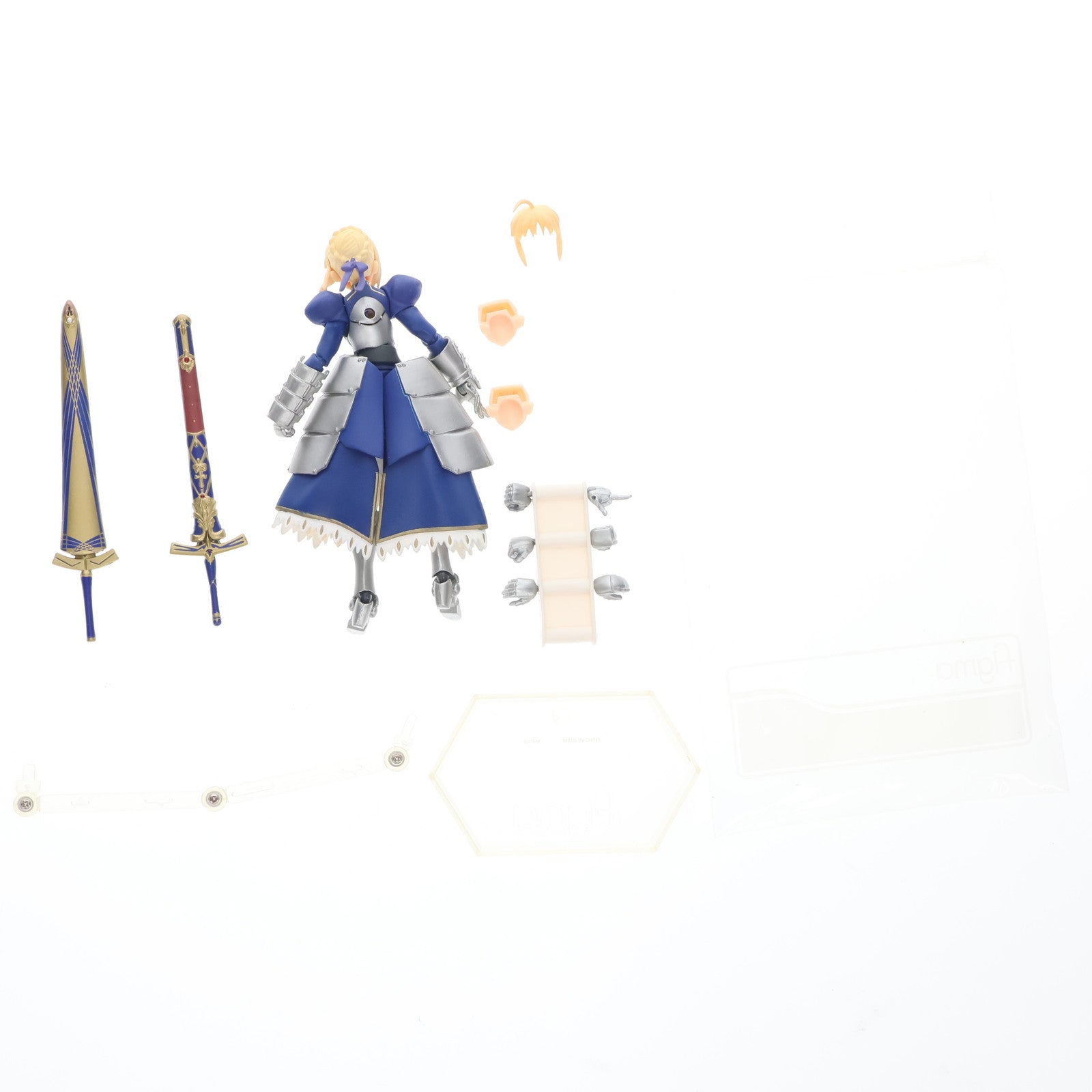 【中古即納】[FIG] figma(フィグマ) 003 セイバー 甲冑ver. Fate/stay night 完成品 可動フィギュア マックスファクトリー(20080430)
