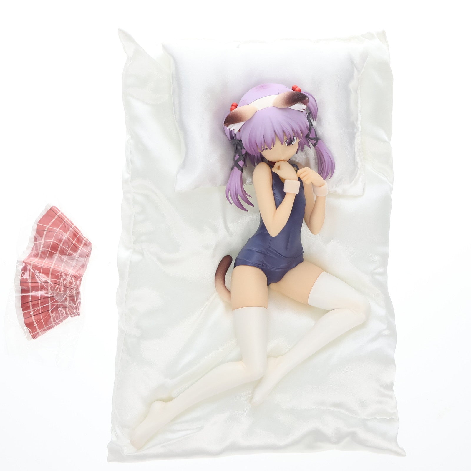 【中古即納】[FIG] コトブキヤショップ限定 4-Leaves 菜々子(ななこ) ～ネコ耳スクール水着ver.～ 黒ネコ版 ToHeart2 AnotherDays(トゥハート2 アナザーデイズ) 1/5 完成品 フィギュア(PP282) コトブキヤ(20081231)